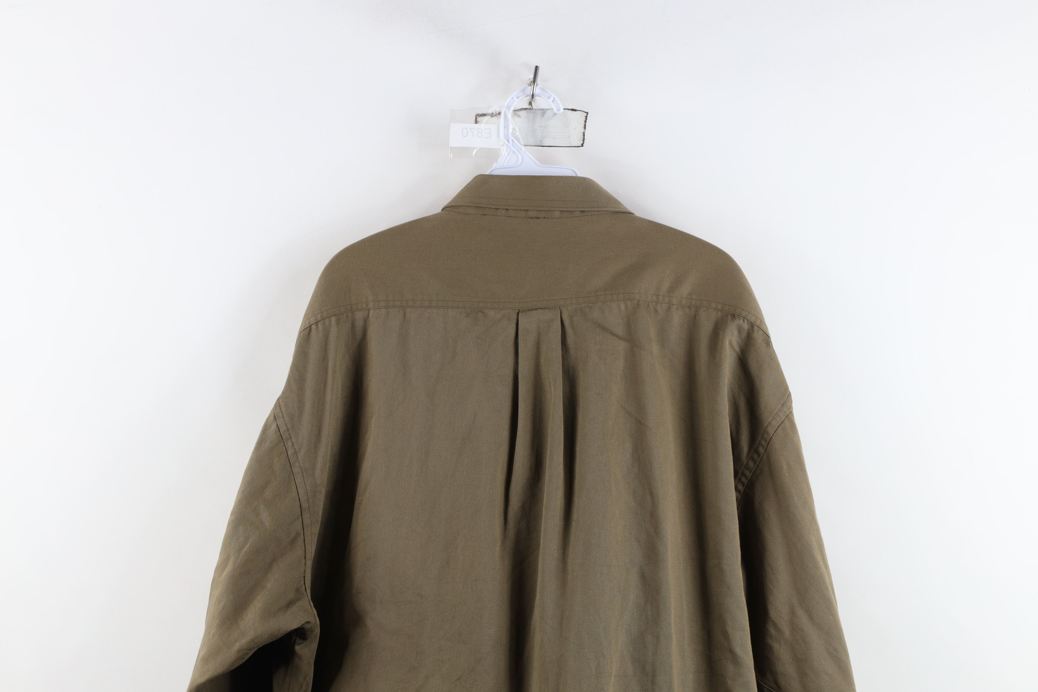 Vintage Vintage 90s Streetwear Heavyweight Twill Button Down Shirt Size US XL / EU 56 / 4 - 12 Thumbnail