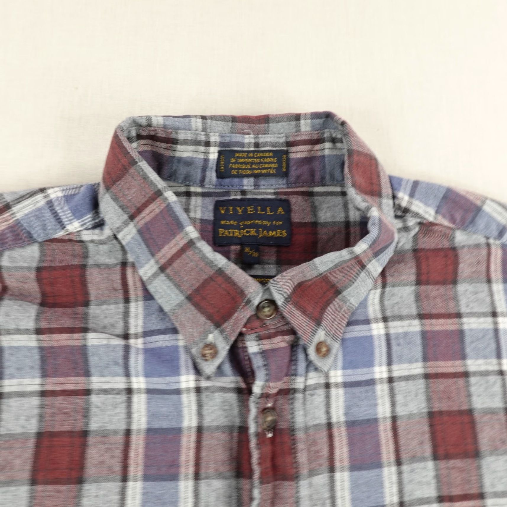 Vintage VINTAGE Viyella Shirt Mens XL Plaid Flannel Blue Cotton Wool Blend Button-Up Button-Down Collared Long Sleeve Regular Fit Size US XL / EU 56 / 4 - 2 Thumbnail