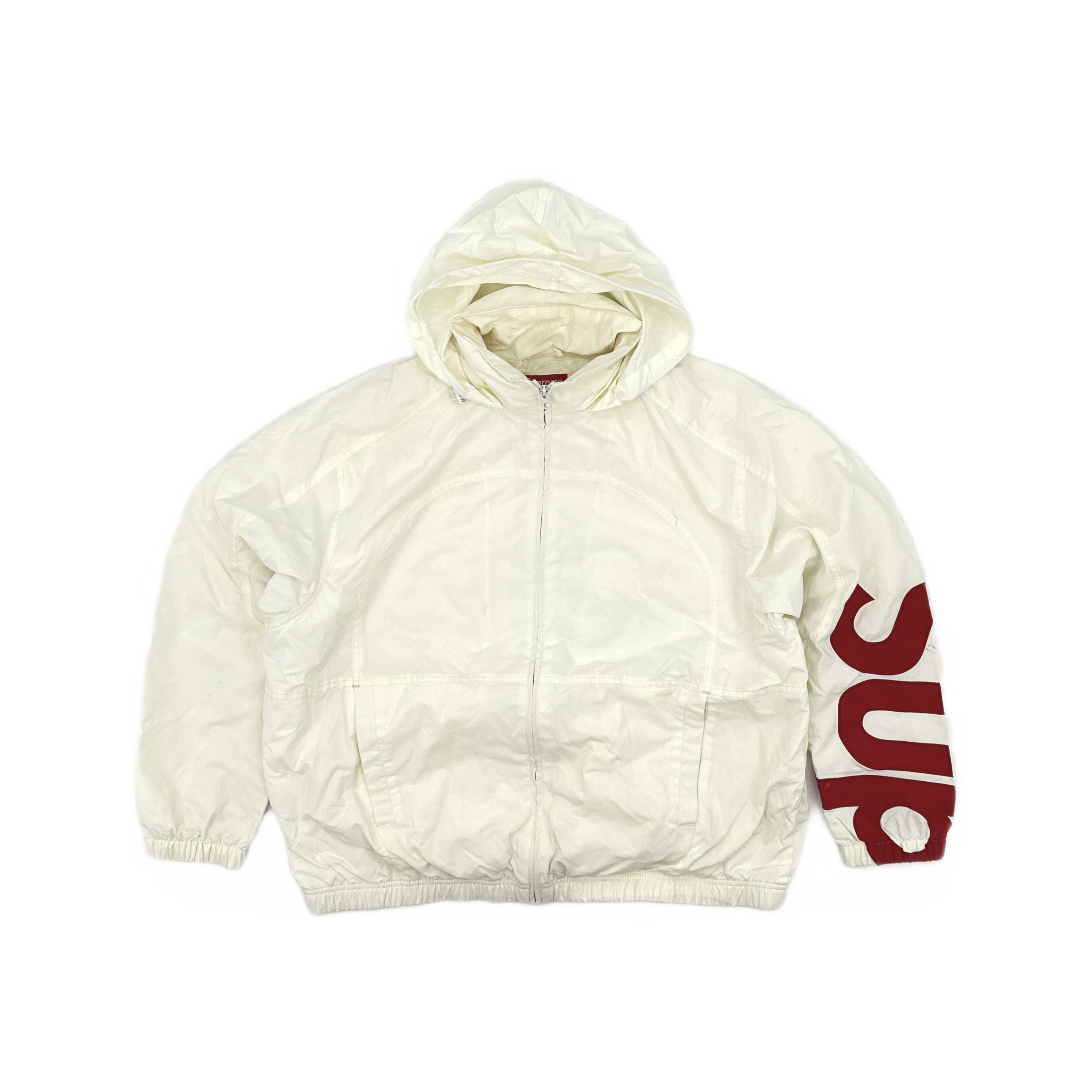 Supreme Supreme White Tiger Stripe Track Jacket | Grailed