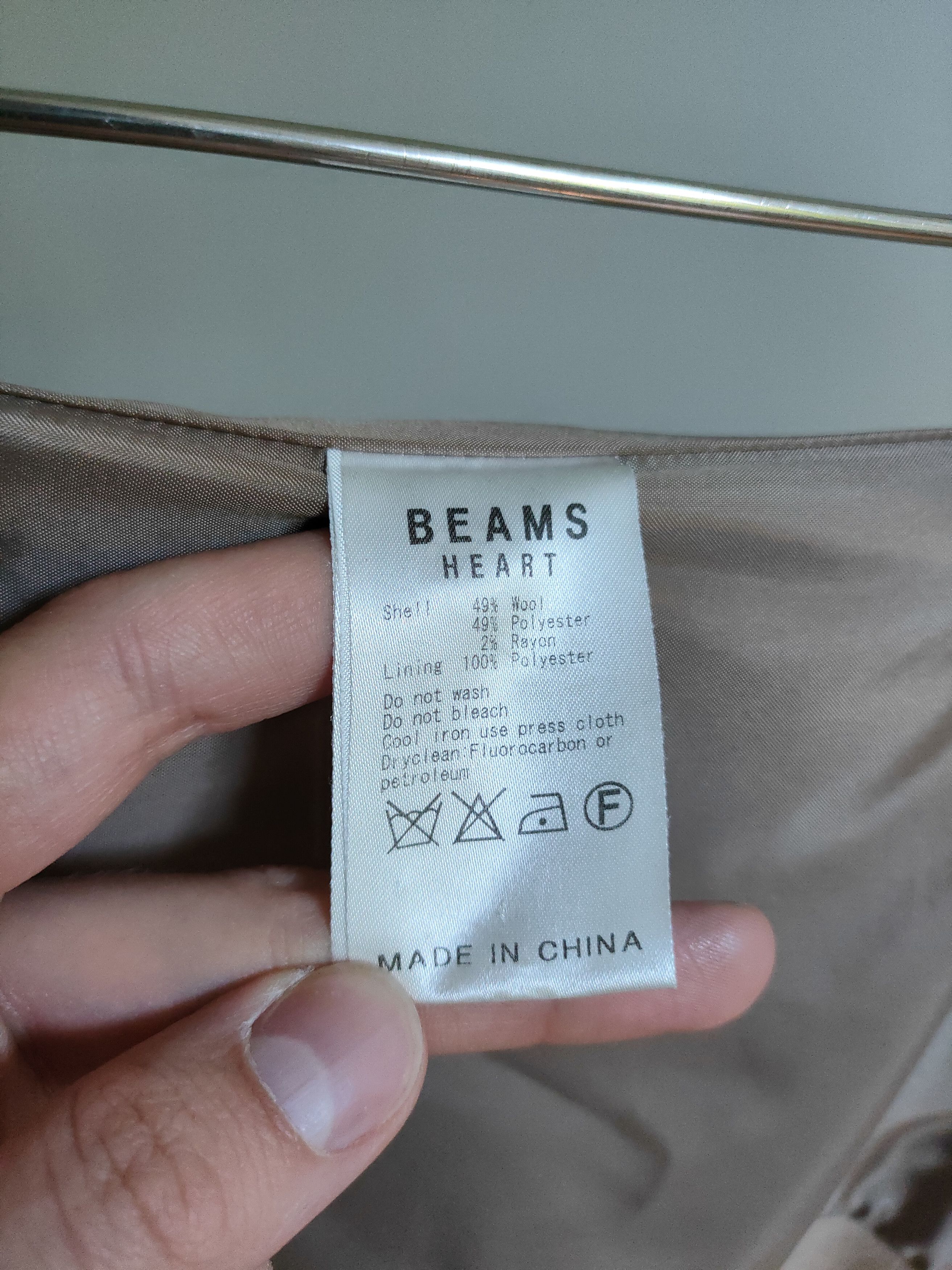Beams Plus Beams Heart cropped shoulders coat Size US L / EU 52-54 / 3 - 8 Thumbnail