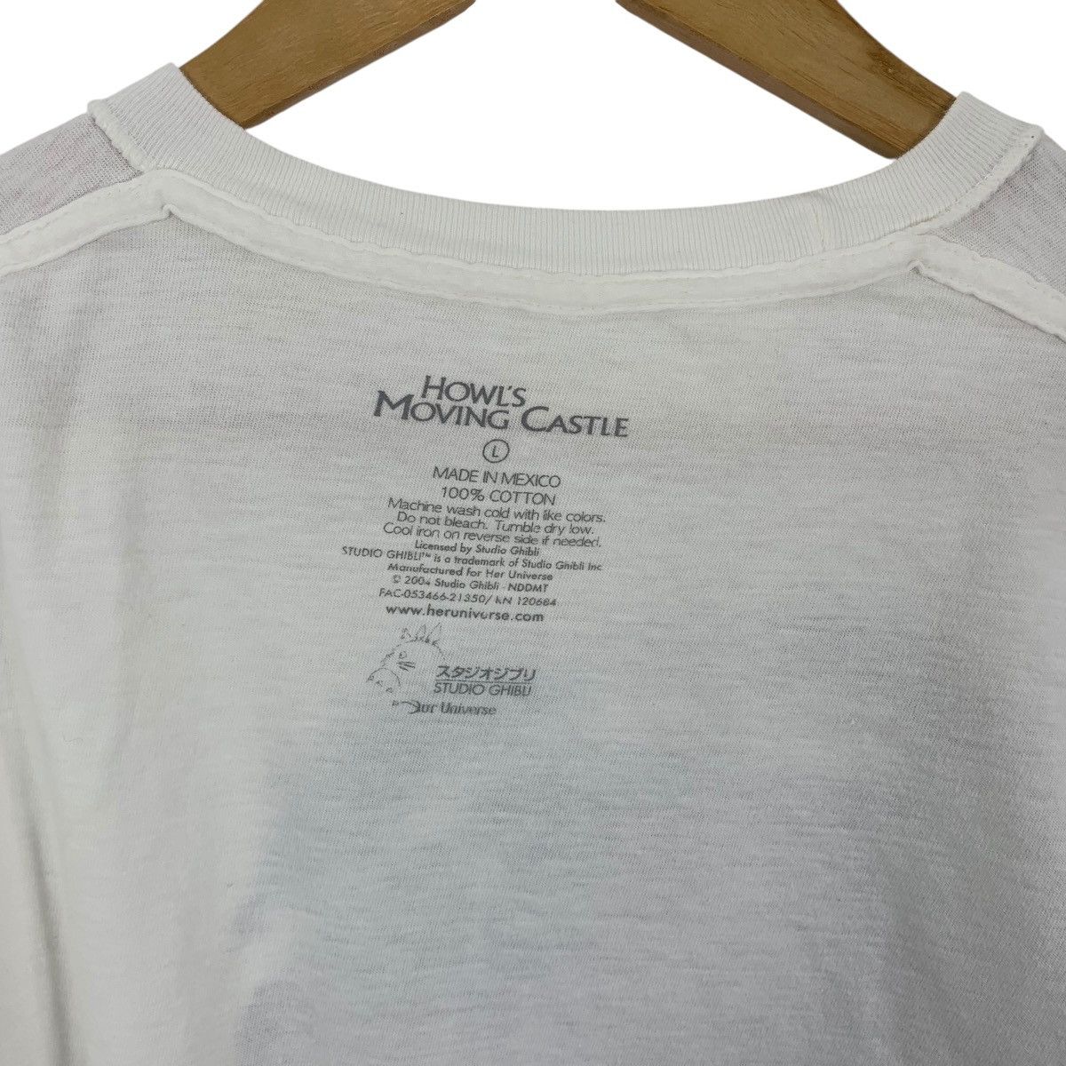 Anime HOWL’S MOVING CASTLE Hayao Miyazaki Wizard L Tee Shirt Top Size US L / EU 52-54 / 3 - 6 Thumbnail