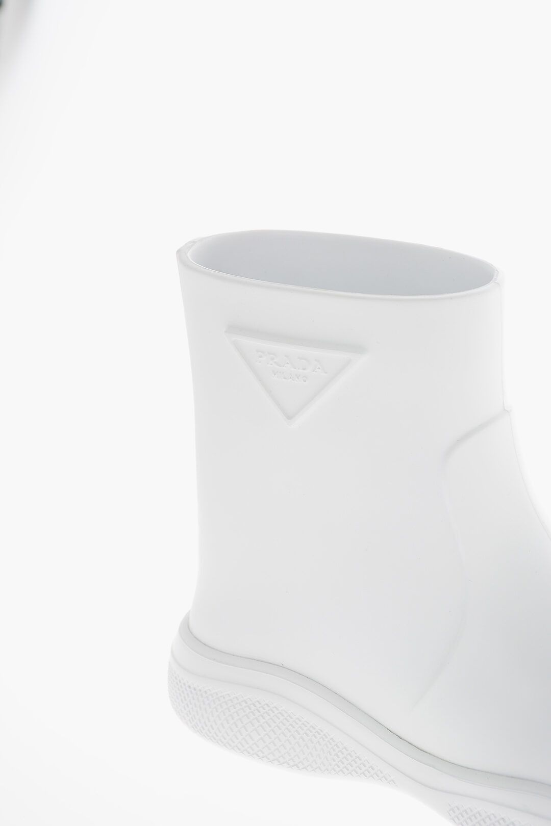 Prada o1B3y1r0226 Rubber Booties in White Size US 7 / IT 37 - 3 Thumbnail