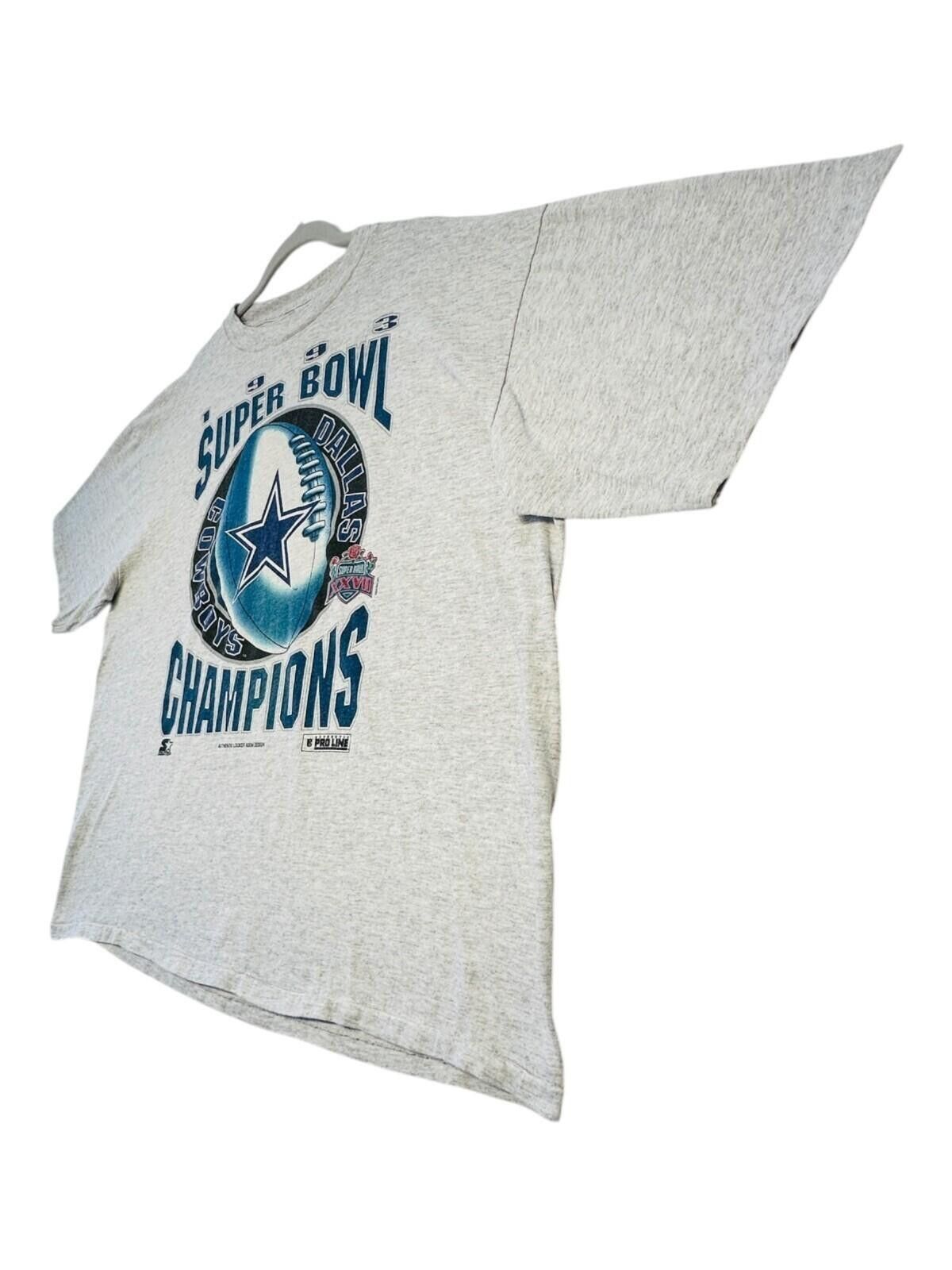 Starter Starter Dallas Cowboys T-Shirt Men's UK Size XL Grey Size US XL / EU 56 / 4 - 4 Thumbnail