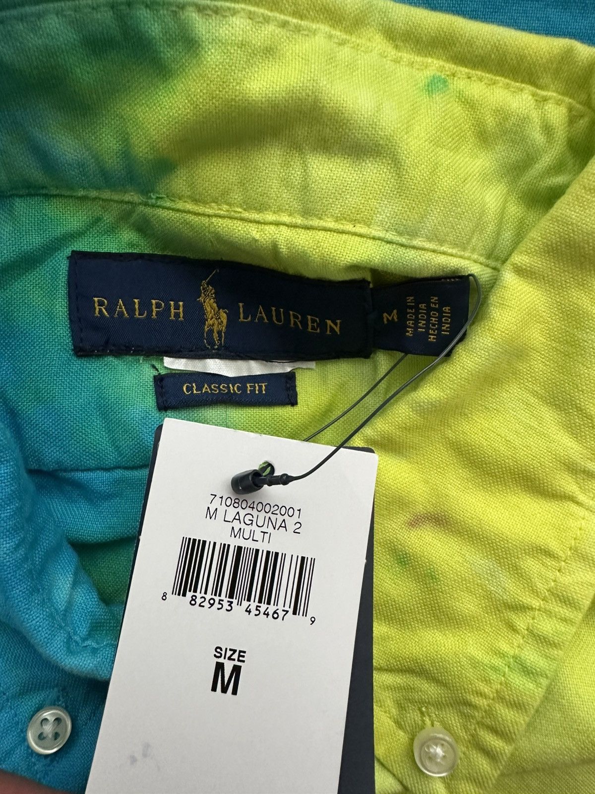 Polo Ralph Lauren Polo Ralph Lauren Pony Laguna Tie Dye Button Shirt Riviera Size US M / EU 48-50 / 2 - 6 Thumbnail