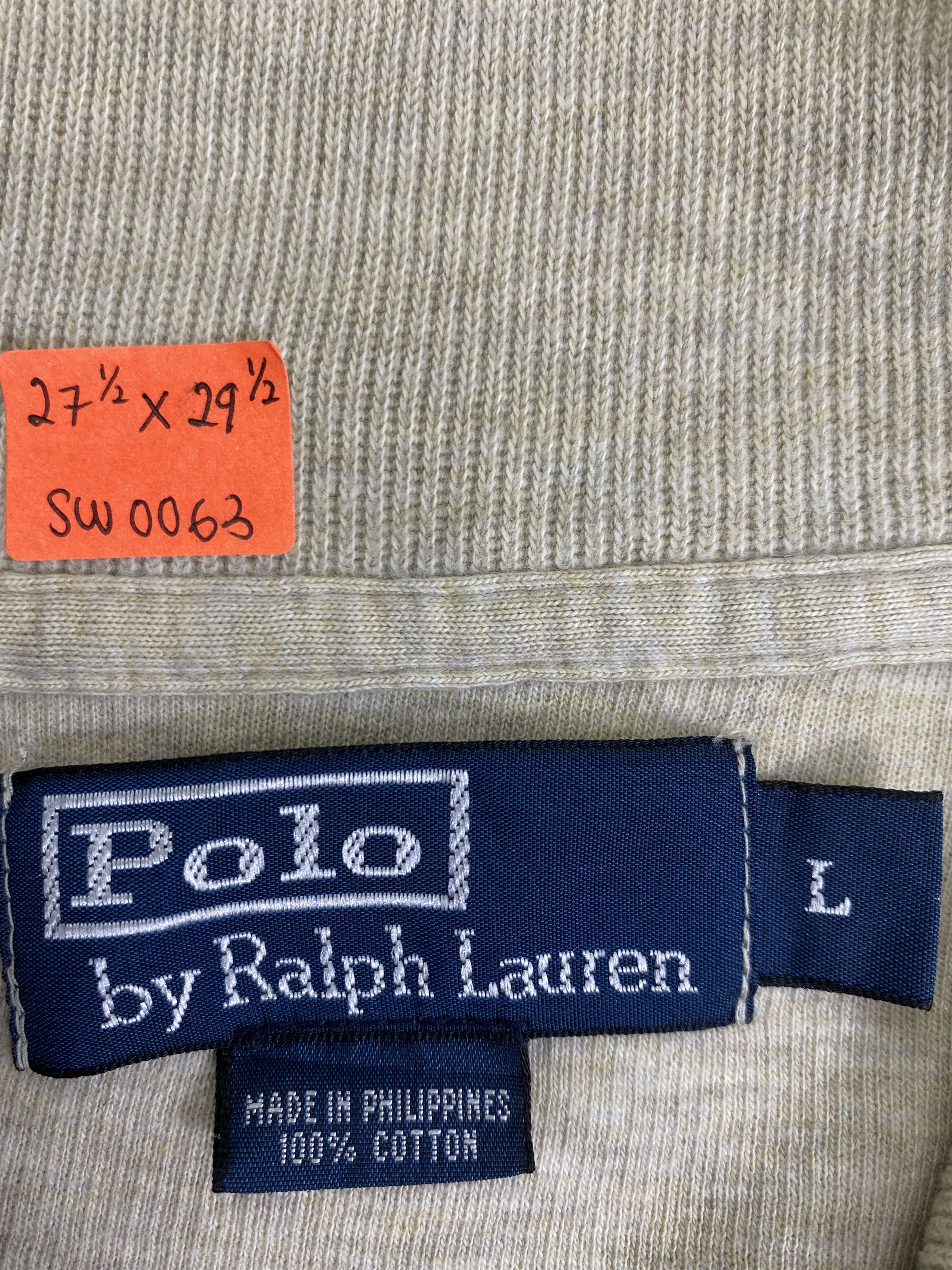 Polo Ralph Lauren Vintage Polo Ralph Lauren Zipper sweatshirt -SW063 Size US L / EU 52-54 / 3 - 5 Thumbnail