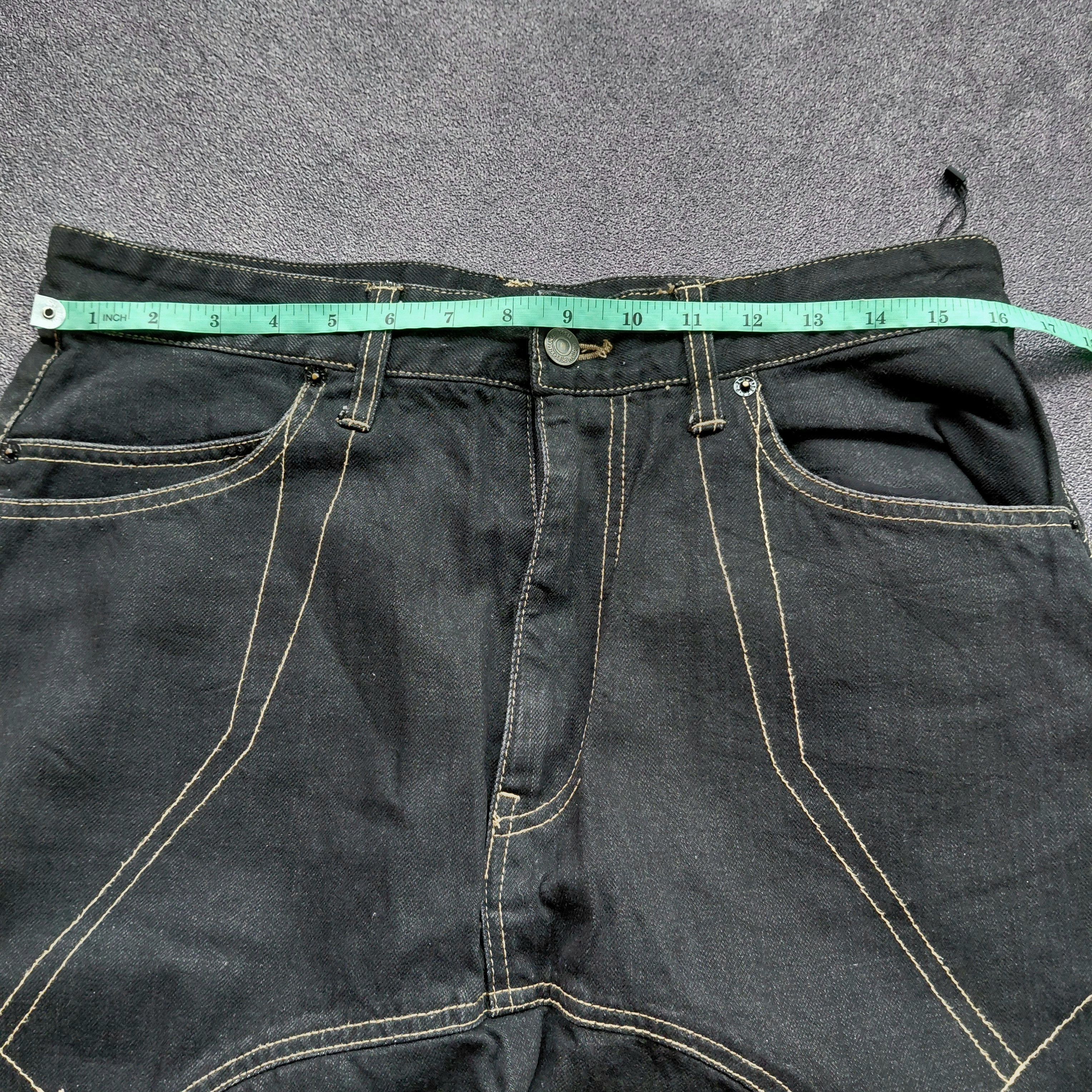 PPFM PPFM Printed Iner Leg Curve Denin Pants Size US 32 / EU 48 - 8 Thumbnail