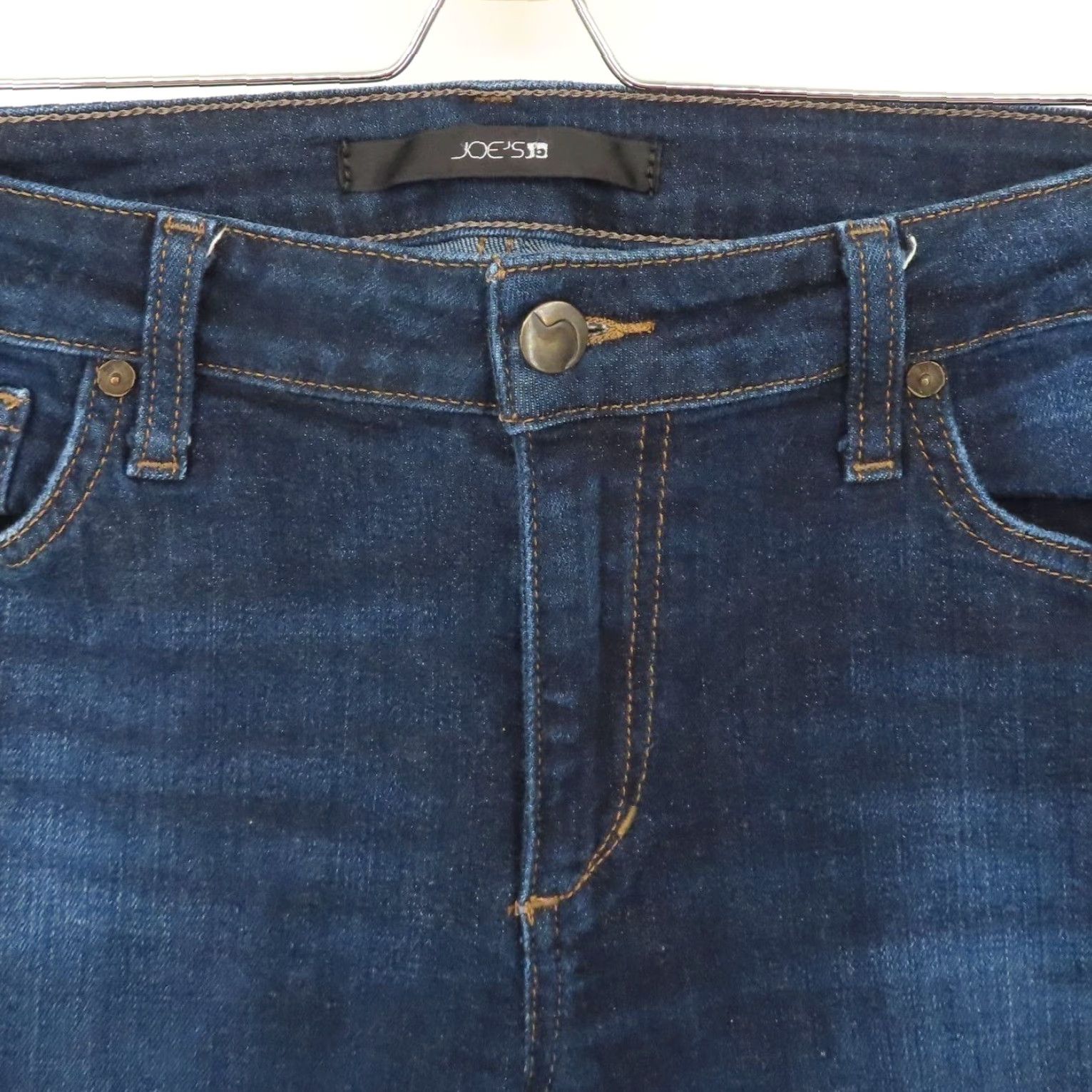 Vintage Joe's Jeans Women Jeans 30 Katya Skinny Ankle Dark Blue Denim Cotton Blend 5-Pocket Design Modern Regular Womens Jeans Size 30" / US 8 / IT 44 - 3 Thumbnail