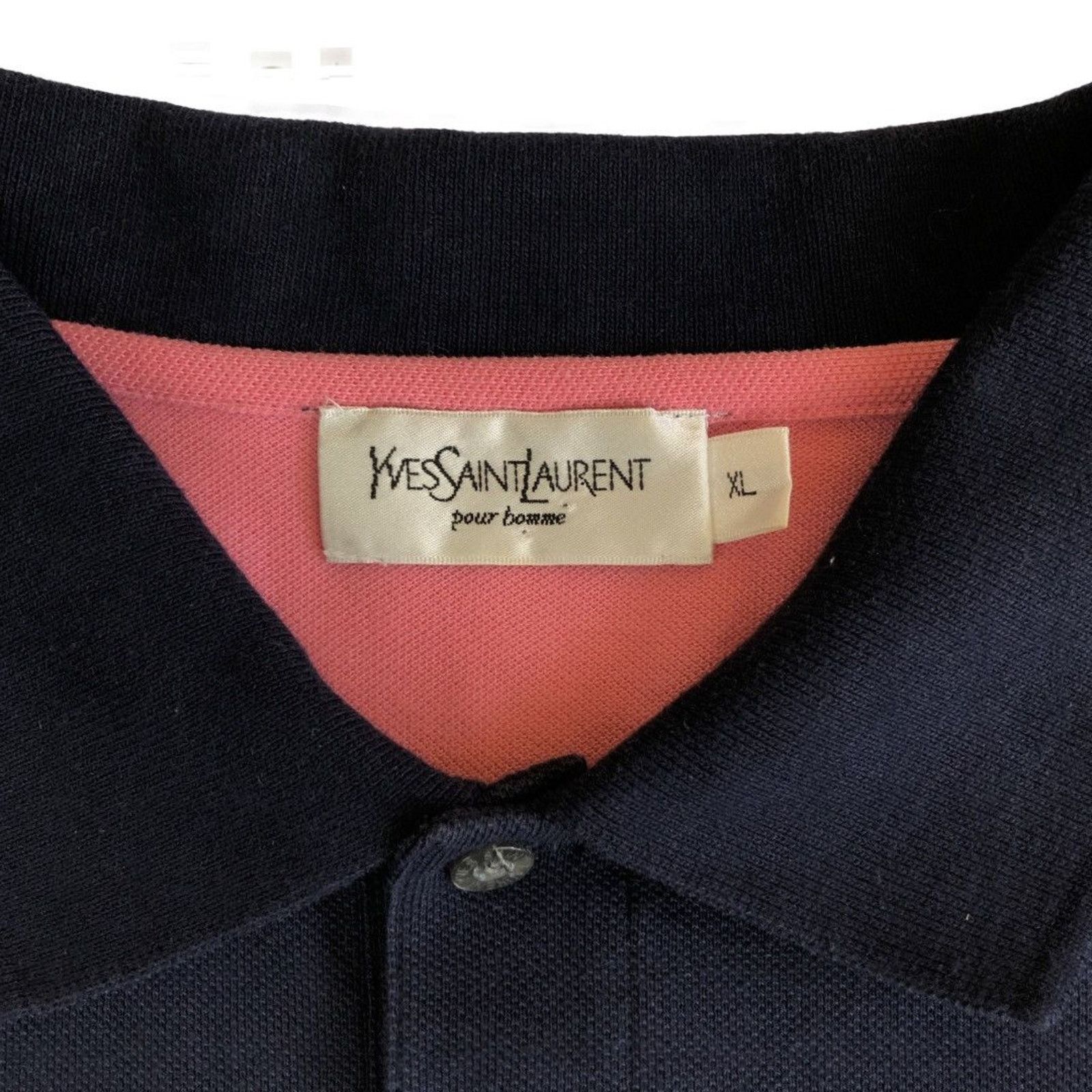 Yves Saint Laurent YSL Logo Polo Size US XL / EU 56 / 4 - 7 Thumbnail