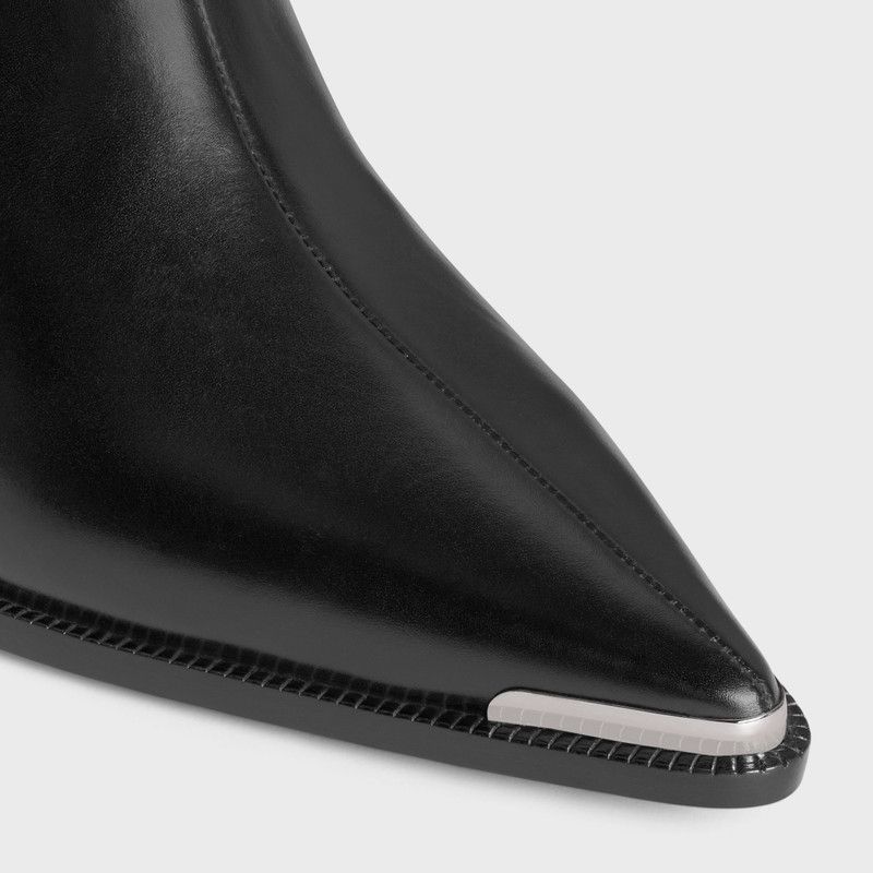 Celine o1bcso1str1225 351343314C Verneuil Ankle Boots in Black Size US 11 / IT 41 - 4 Thumbnail