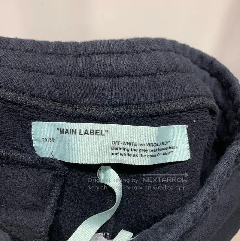 Off-White Off-White Black Cotton Casual Pants . Size US 27 - 5 Thumbnail