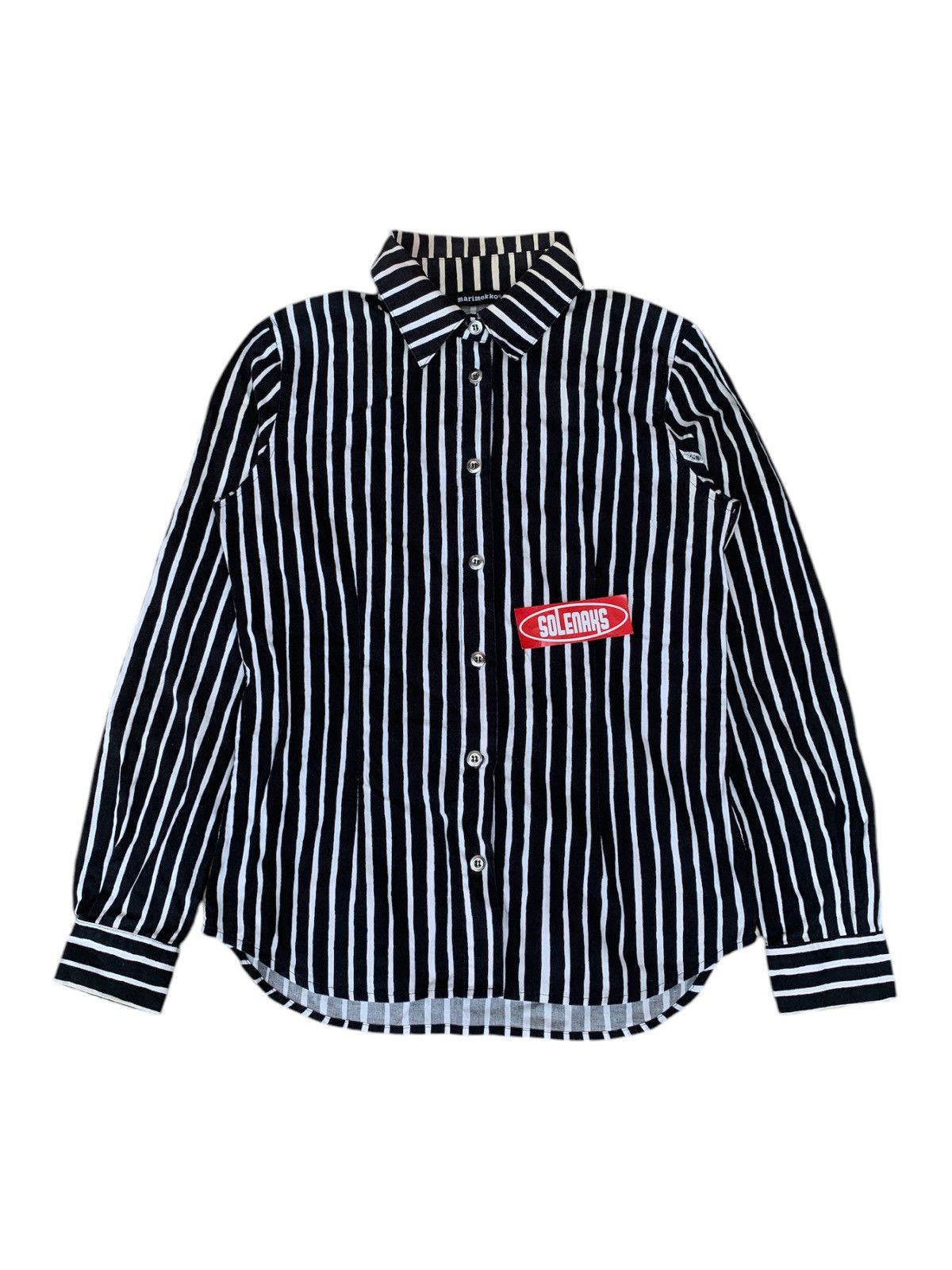 Designer × Marimekko Black white striped shirt Size XXS / US 00 / IT 34 - 1 Thumbnail