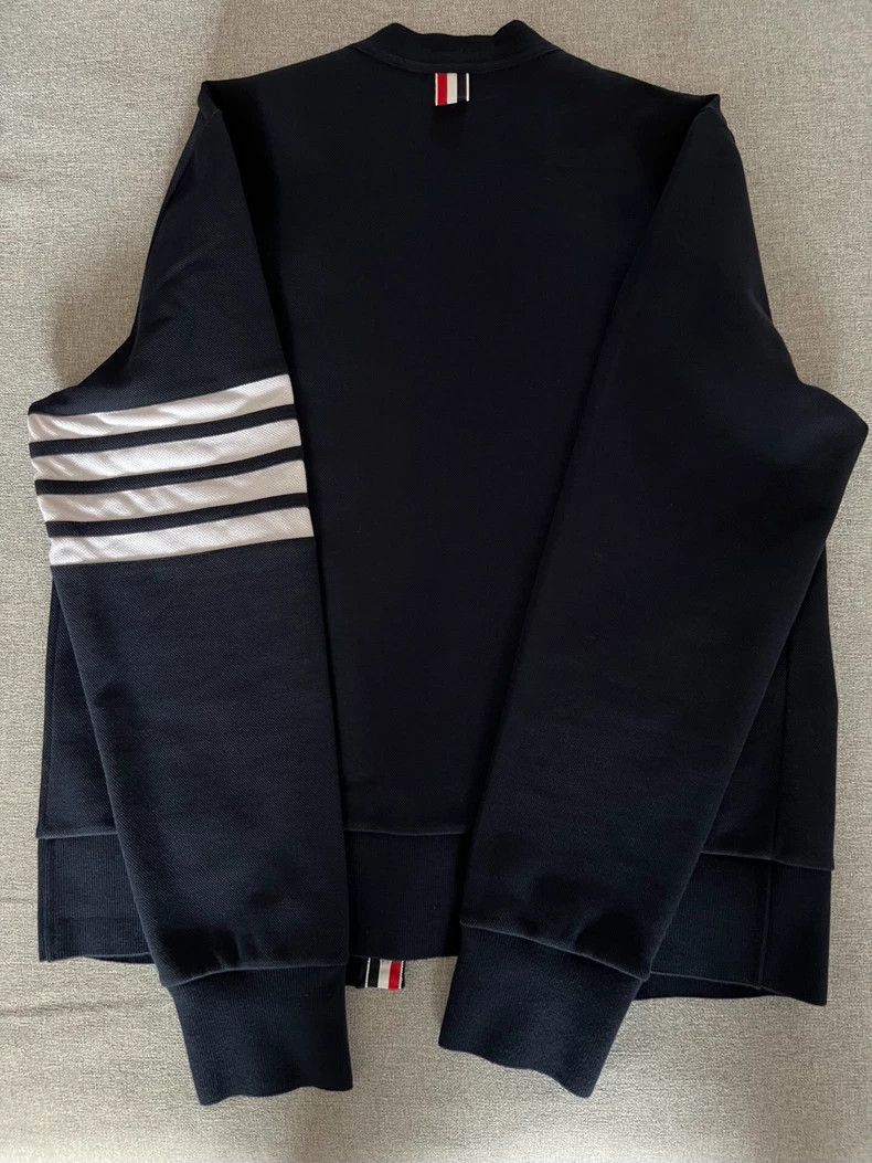Thom Browne Thom Browne Size 3Sea Blue 4-Bar Knit Cardigan 2501-Nextarr Size US L / EU 52-54 / 3 - 3 Thumbnail