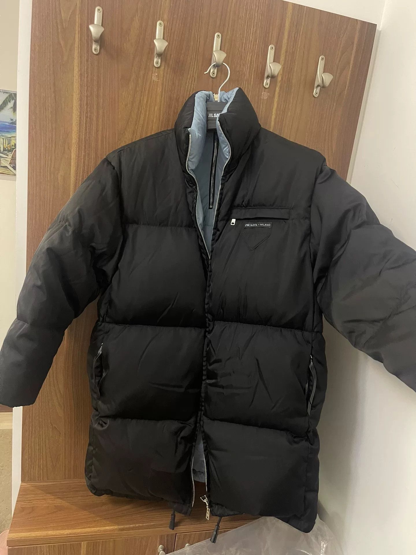 Prada Prada Women's Re-Nylon Puffer Jacket Size XS / US 0-2 / IT 36-38 - 1 Thumbnail