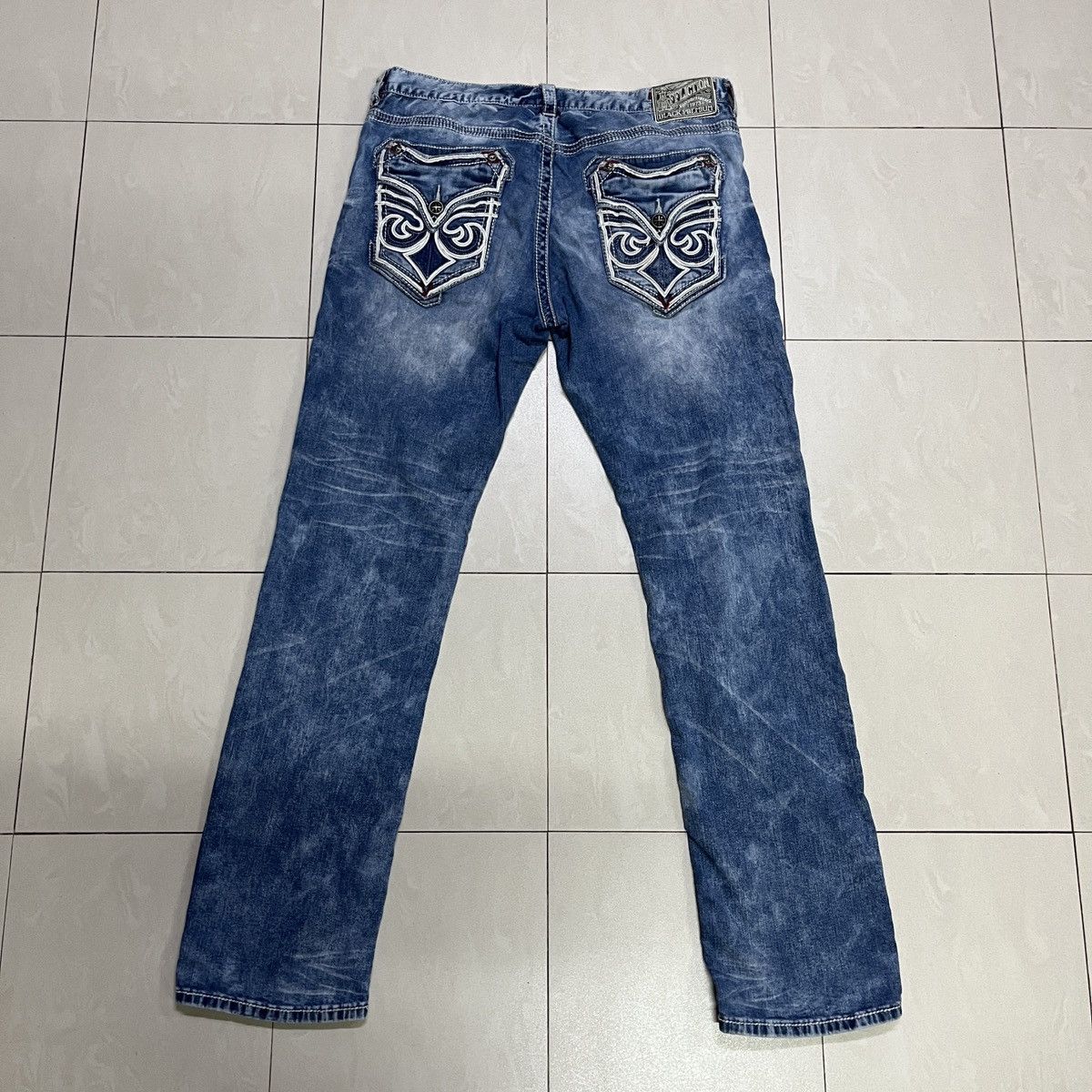 Affliction × PPFM Vintage Affliction Washed Jeans Size US 35 - 2 Thumbnail