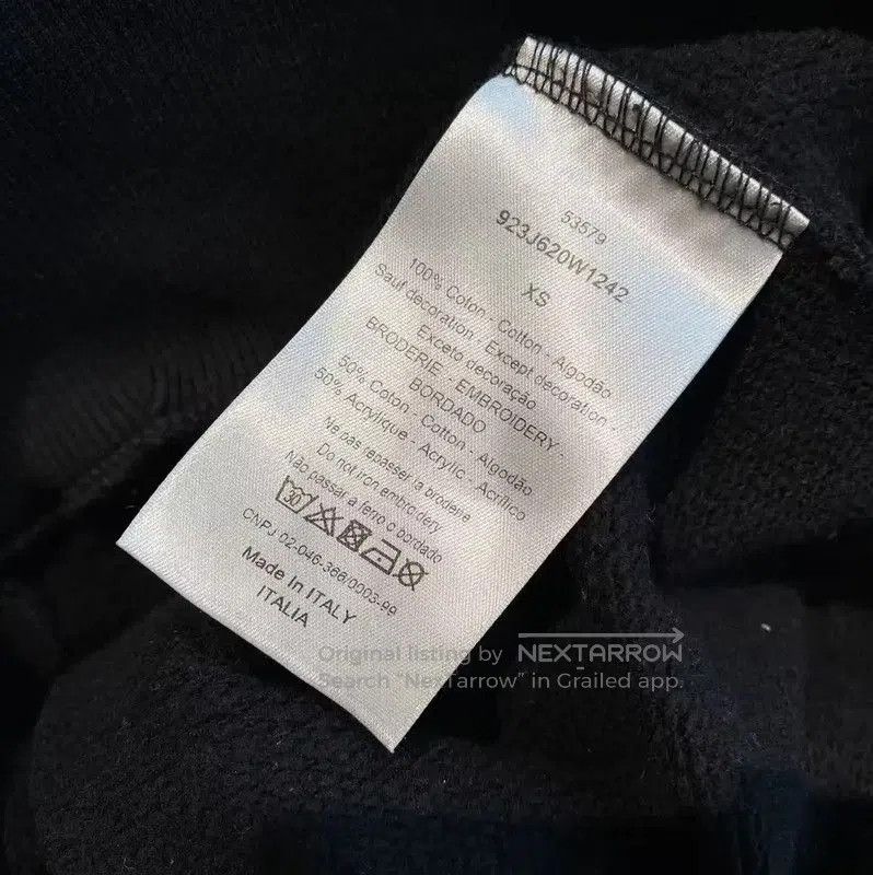 Dior Dior Women's Black Cotton Sweatshirt . Size XS / US 0-2 / IT 36-38 - 5 Thumbnail