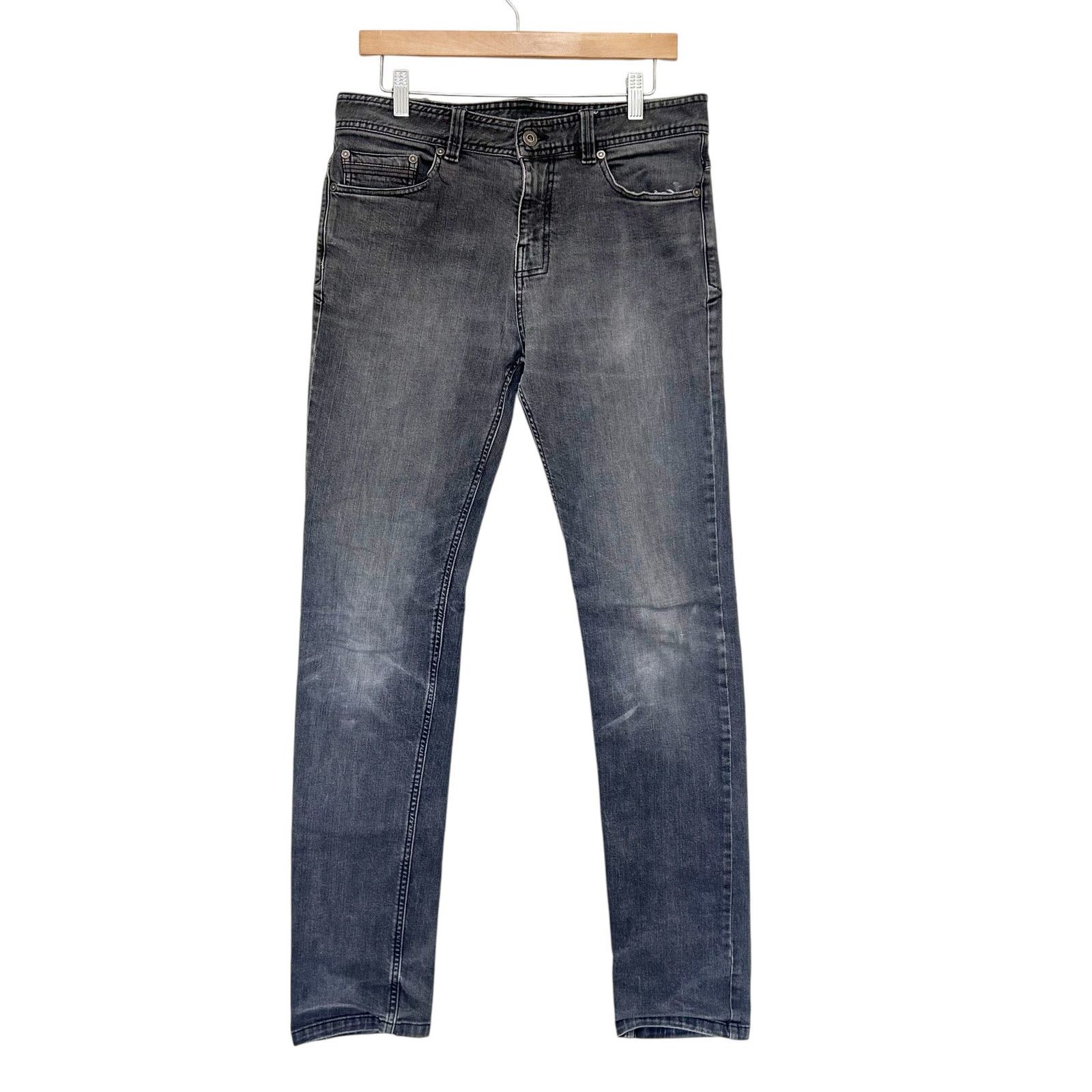 Prana Prana Gray Theorem Slim Fit Jeans Sz 31x33 Size US 31 - 1 Thumbnail
