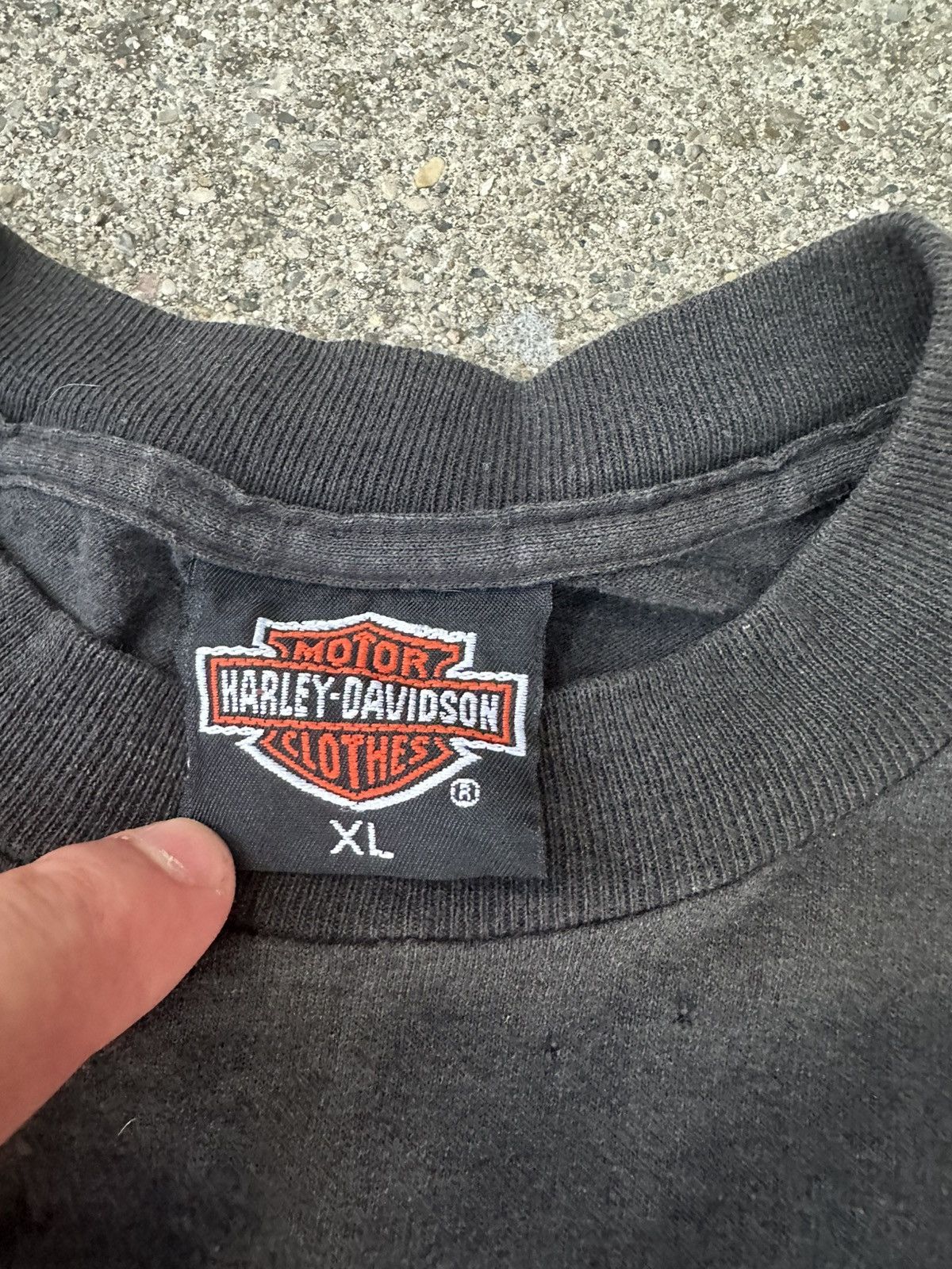 Harley Davidson Vintage 1989 Harley Davidson 3D Emblem Shirt XL Size US XL / EU 56 / 4 - 5 Thumbnail