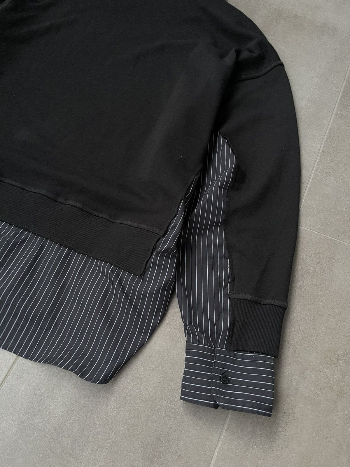 Versace !DS! SS23 Versace Stripped Paneled Reworked Sweatshirt Size US M / EU 48-50 / 2 - 16 Thumbnail