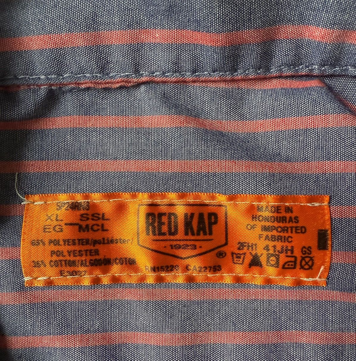 Red Kap Vintage Red Kap Workwear Short-Sleeve Buttondown Shirt (XL) Size US XL / EU 56 / 4 - 5 Thumbnail