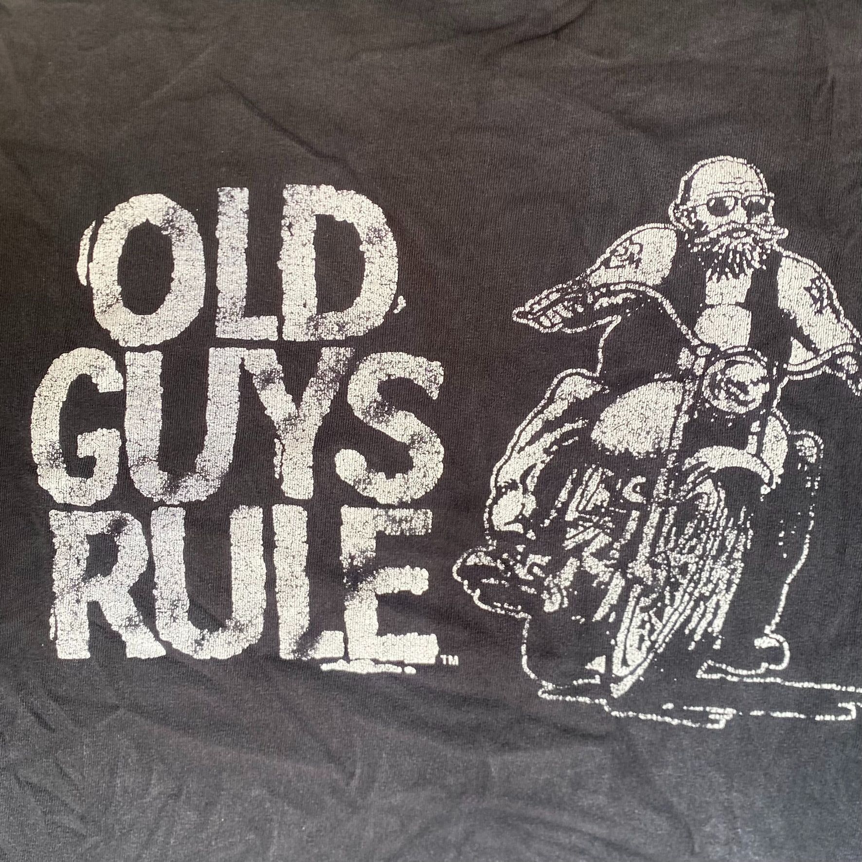 Vintage Vintage Y2K Old Guys Rule Shirt Biker Motorcycle Dad Tee Size US M / EU 48-50 / 2 - 3 Thumbnail