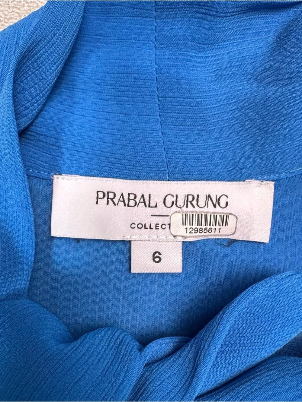 Prabal Gurung Prabal Gurung Blue Bell Sleeve Blouse Size 6 Size M / US 6-8 / IT 42-44 - 8 Thumbnail