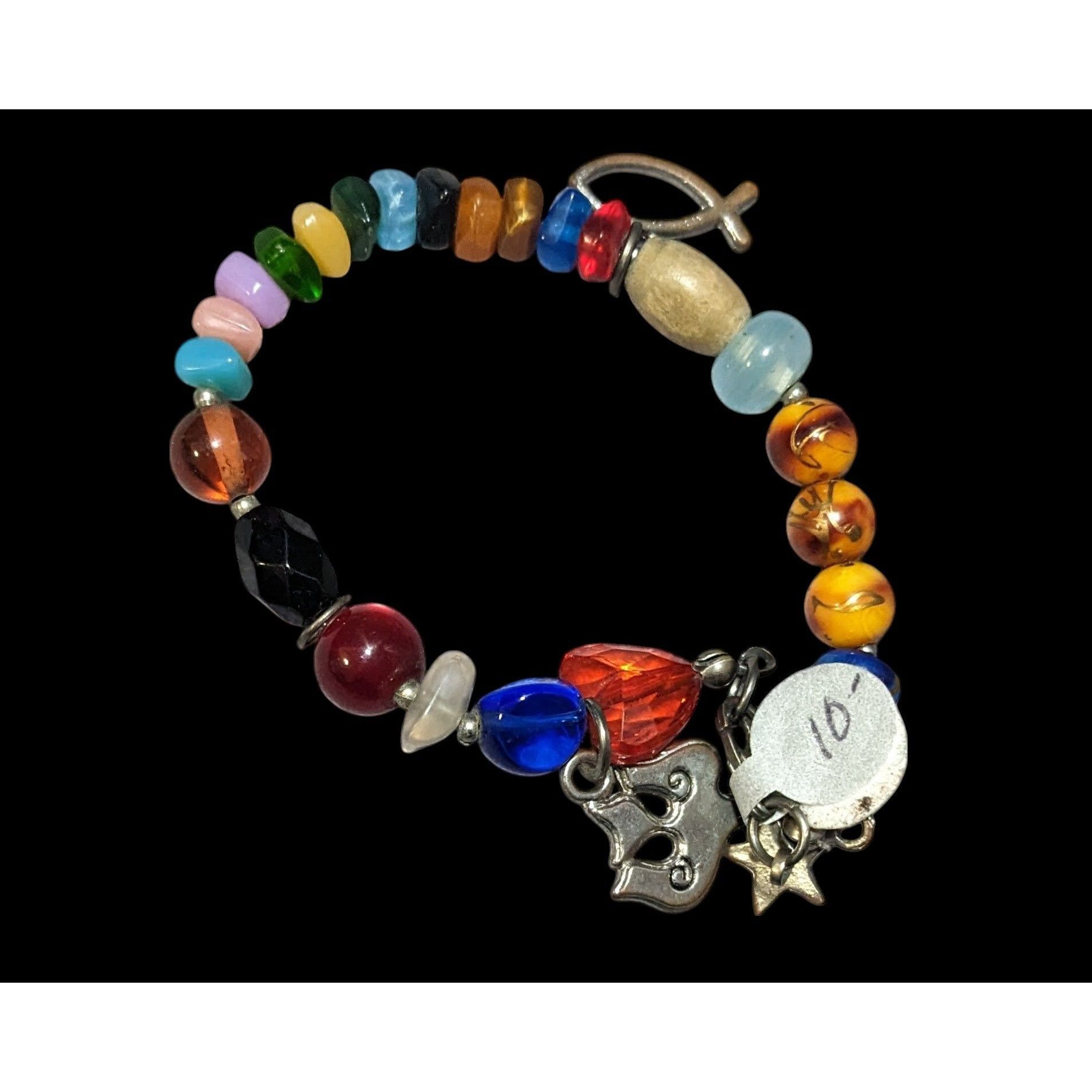 Other Handmade Rainbow Religious Charm Bracelet Size ONE SIZE - 2 Thumbnail