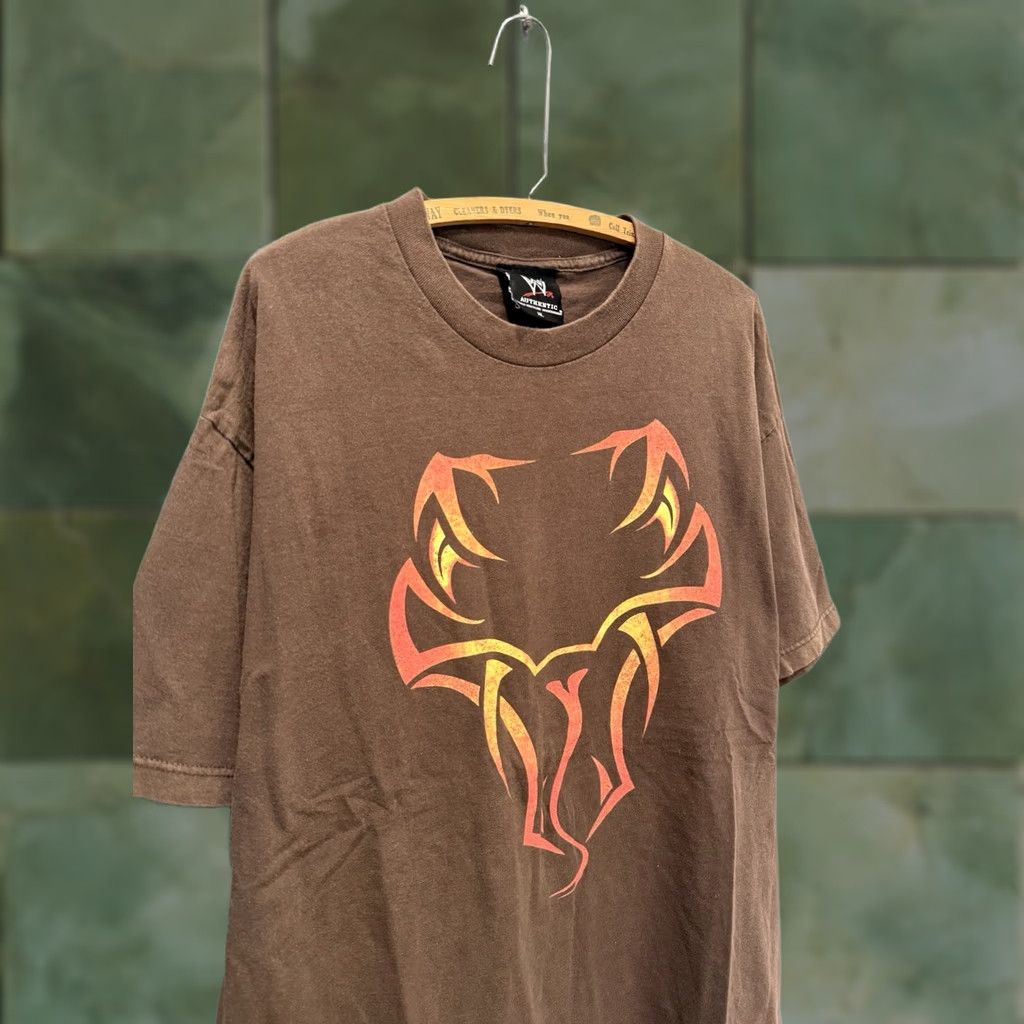 Vintage VINTAGE WWE Randy Orton RKO Face Snake Tee Shirt XL Shirt Men Brown 90s/2000s Short Sleeve Mens Size US XL / EU 56 / 4 - 1 Thumbnail