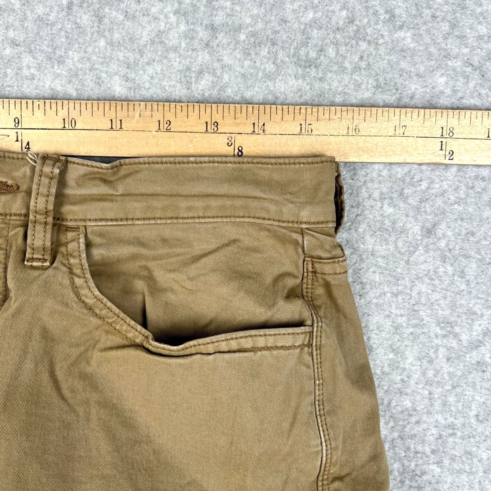 Flint And Tinder Flint & Tinder 365 Pants Mens 30x32 Beige Huckberry Slim Fit Tapered Stretch Size US 30 / EU 46 - 6 Thumbnail