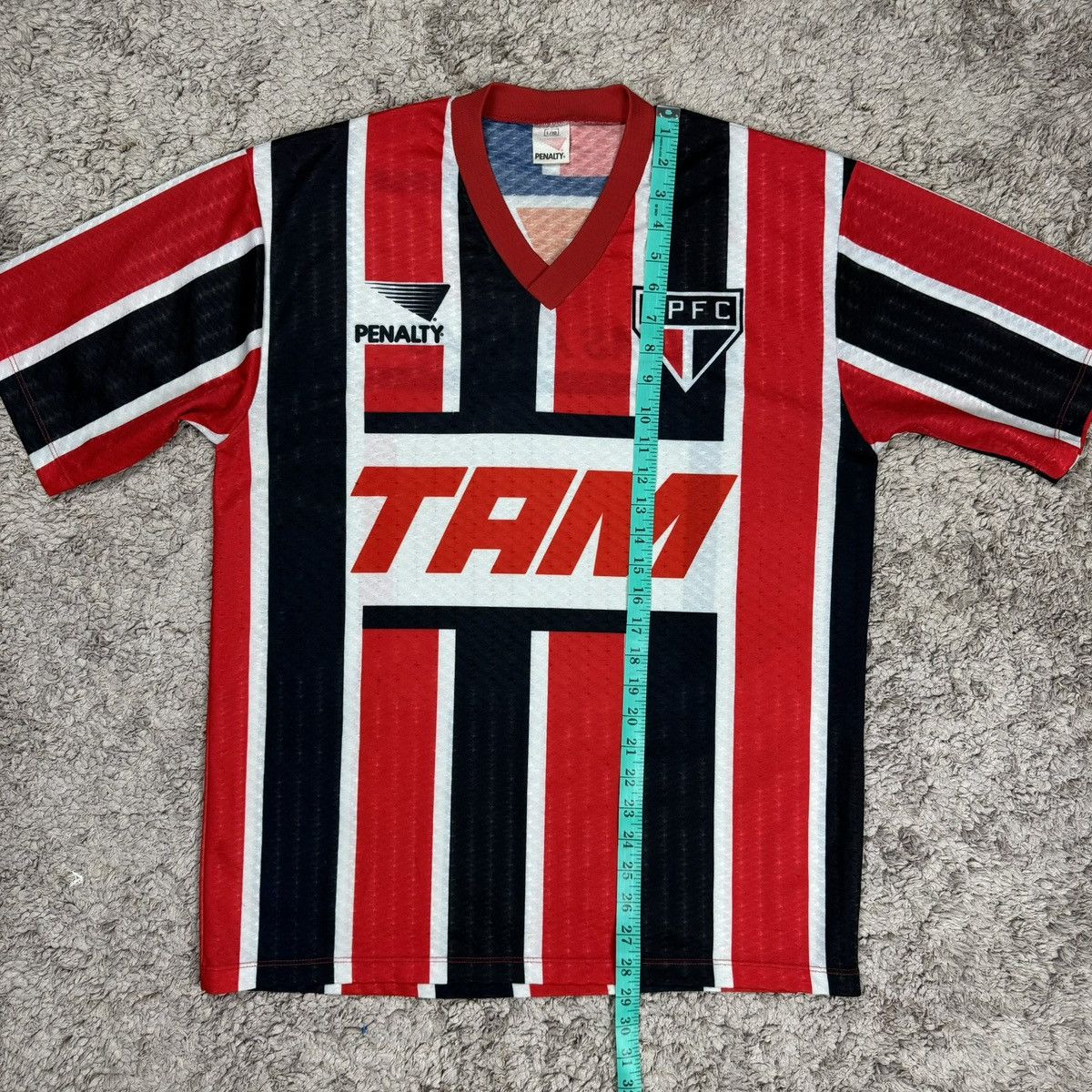 Penalty × Vintage Vintage Penalty Sao Paulo Jersey Size US L / EU 52-54 / 3 - 13 Thumbnail