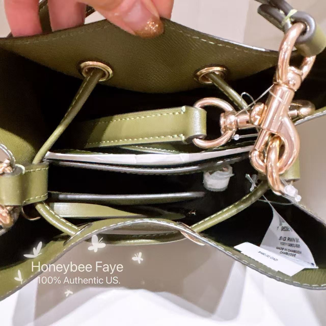 Coach Rowan Bucket Bag In Signature Canvas CBH07 Size ONE SIZE - 7 Thumbnail