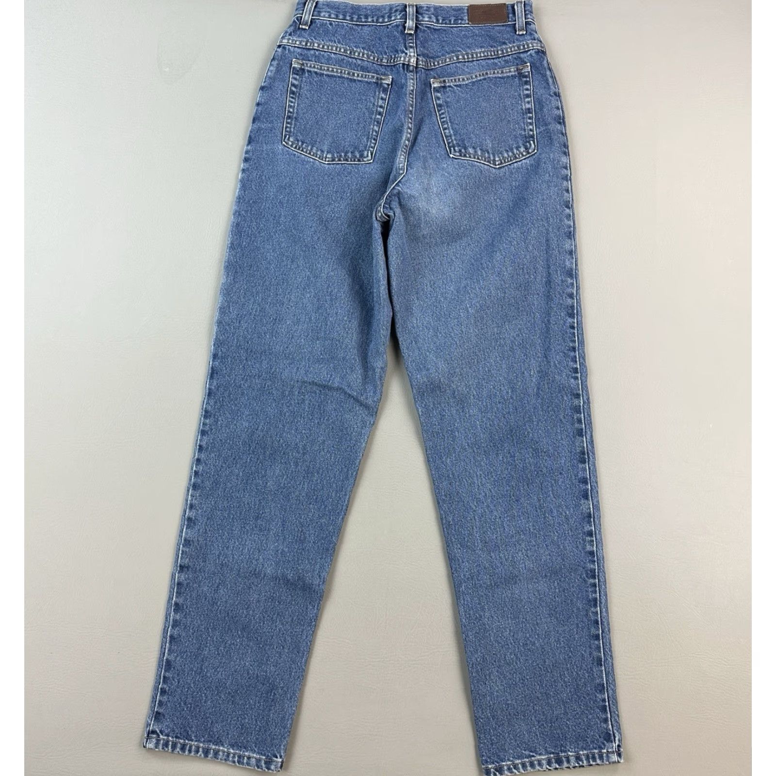 Vintage VINTAGE LL Bean Jeans Women's 12 Tall 30x33 Blue Mom High Rise Natural Fit 90s Y2K Mens Womens Girls Size 34" / US 12 / IT 48 - 7 Thumbnail