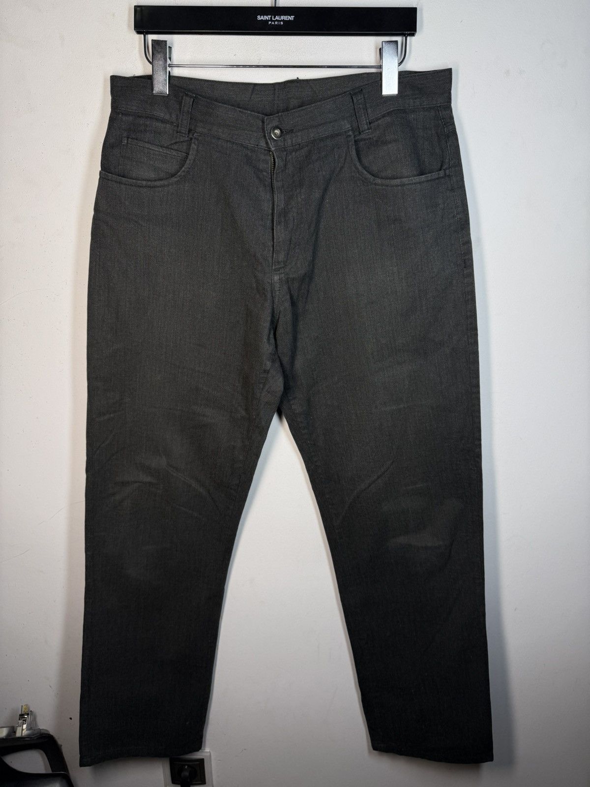 Yves Saint Laurent 36x32 YSL Casual Pants Grey YSL Jeans Size US 36 / EU 52 - 19 Thumbnail