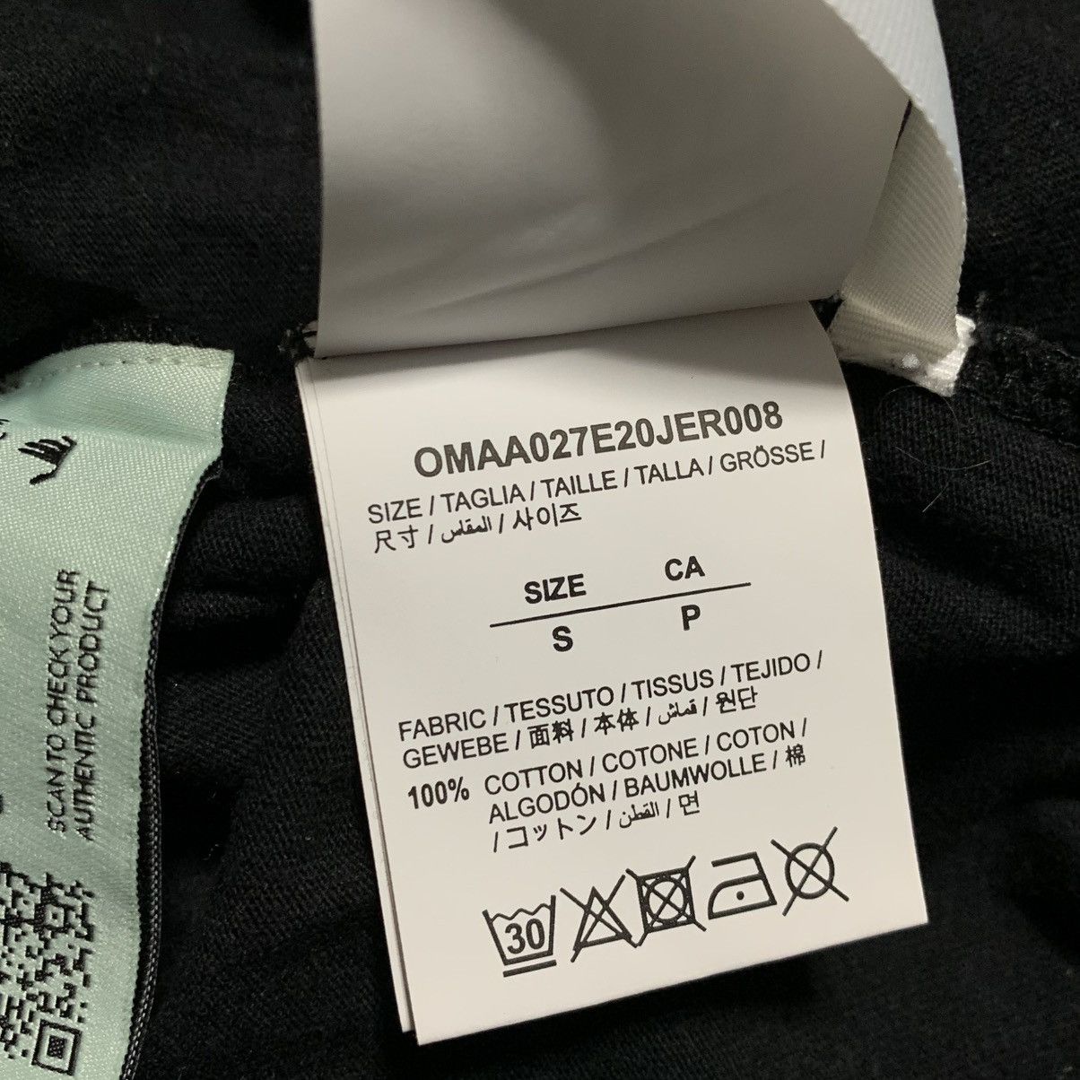 Off-White Off White Small Tee Caravaggio Arrows Black T-Shirt Virgil Size US S / EU 44-46 / 1 - 8 Thumbnail