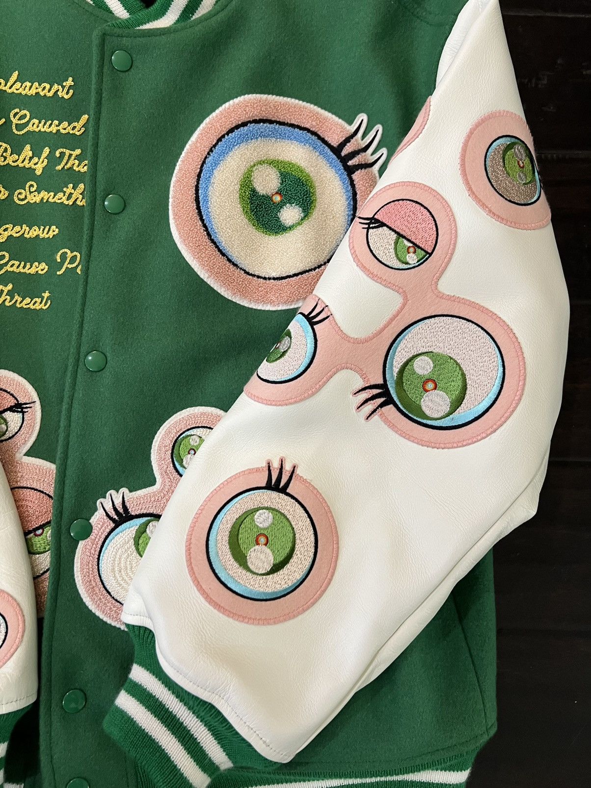 Saint Michael SAINT Mxxxxxx Michael x Takashi Murakami “Me Me Me” Varsity Size US L / EU 52-54 / 3 - 7 Thumbnail