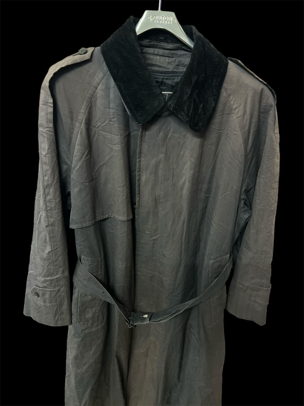 Burberry BURBERRY LONDON BLACK FADED LONG COAT Size US L / EU 52-54 / 3 - 4 Thumbnail
