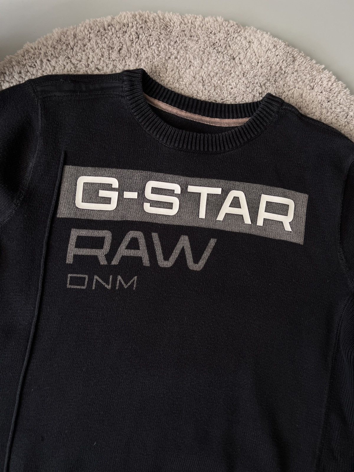 G-Star G-Star Sweater Big Logo Vintage Size US M / EU 48-50 / 2 - 1 Thumbnail