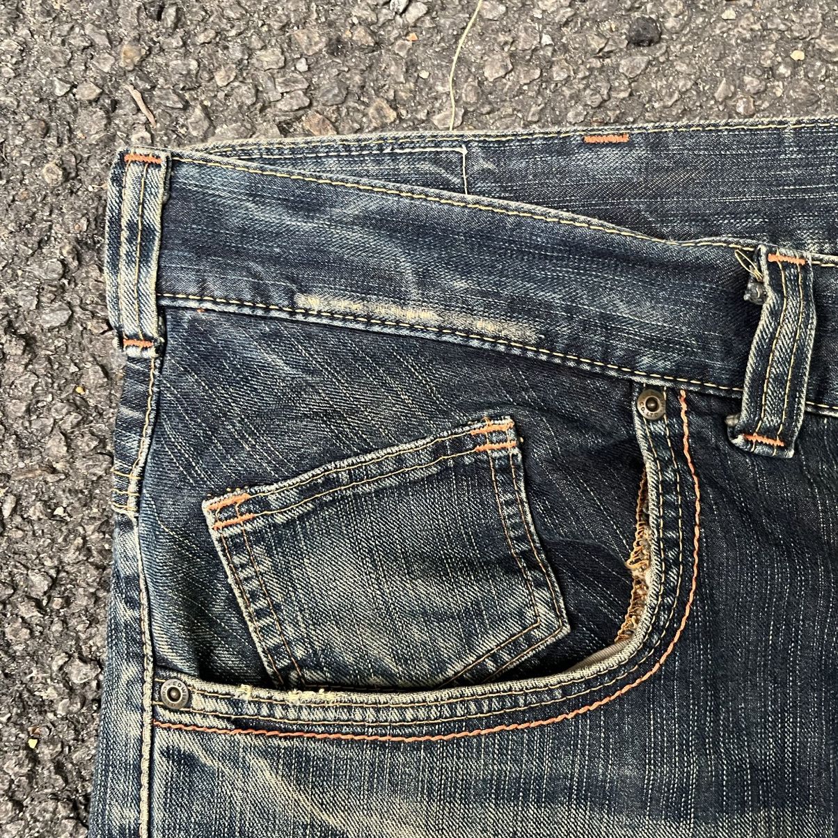 Japanese Brand Vintage Edwin XV-S Rusty Faded Distressed Denim Jean Size 38 Size US 38 / EU 54 - 4 Thumbnail