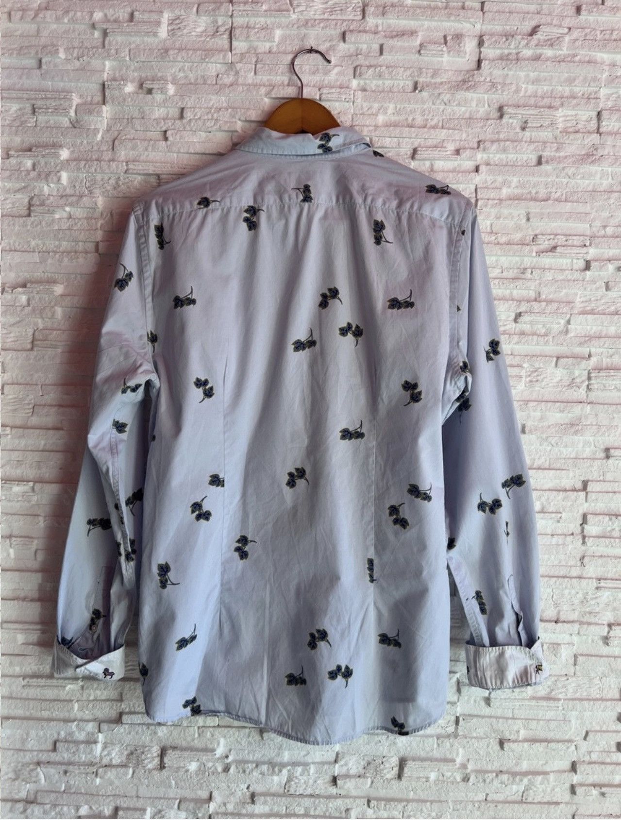 Paul Smith PS Paul Smith Leaf Print Shirt – Size L Size US L / EU 52-54 / 3 - 3 Thumbnail