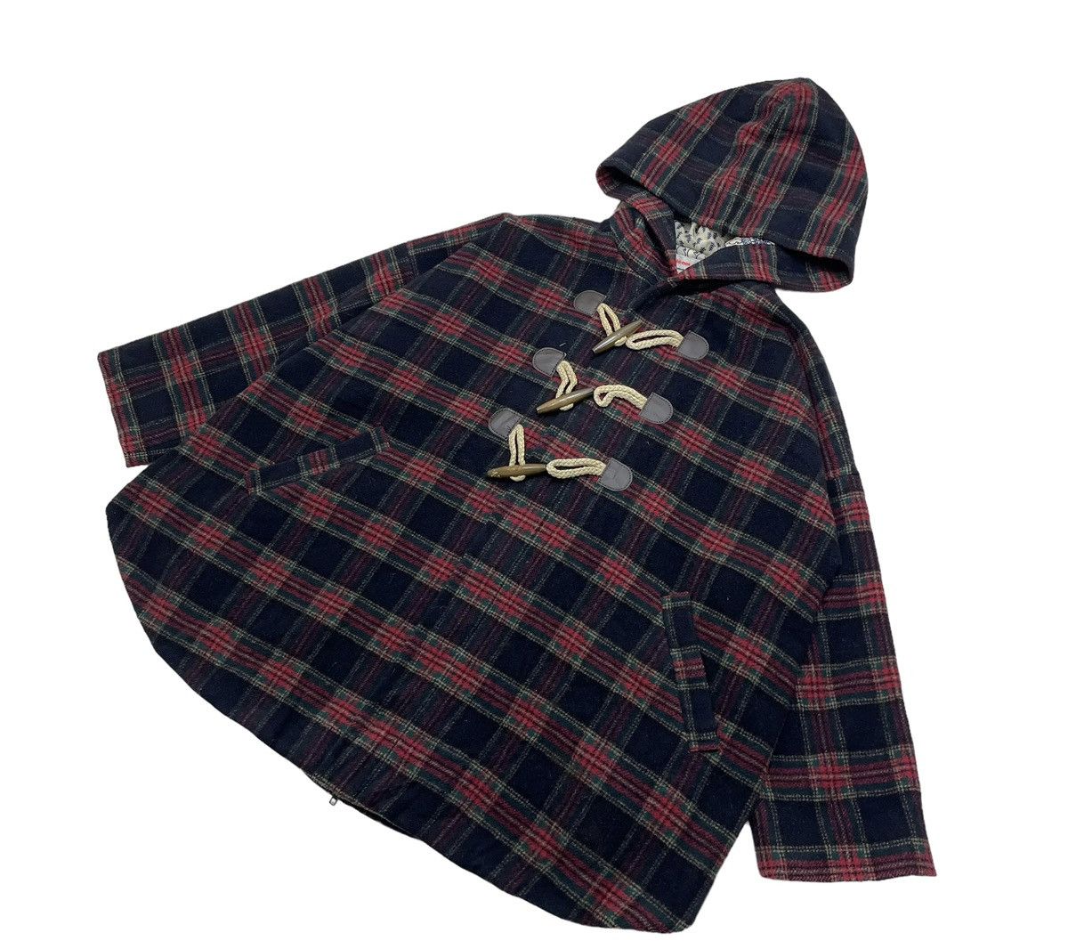 Issey Miyake 🔥Ne-Net Issey MIyake Duffle Checked Baggy Hoody Jacket Size US XL / EU 56 / 4 - 3 Thumbnail
