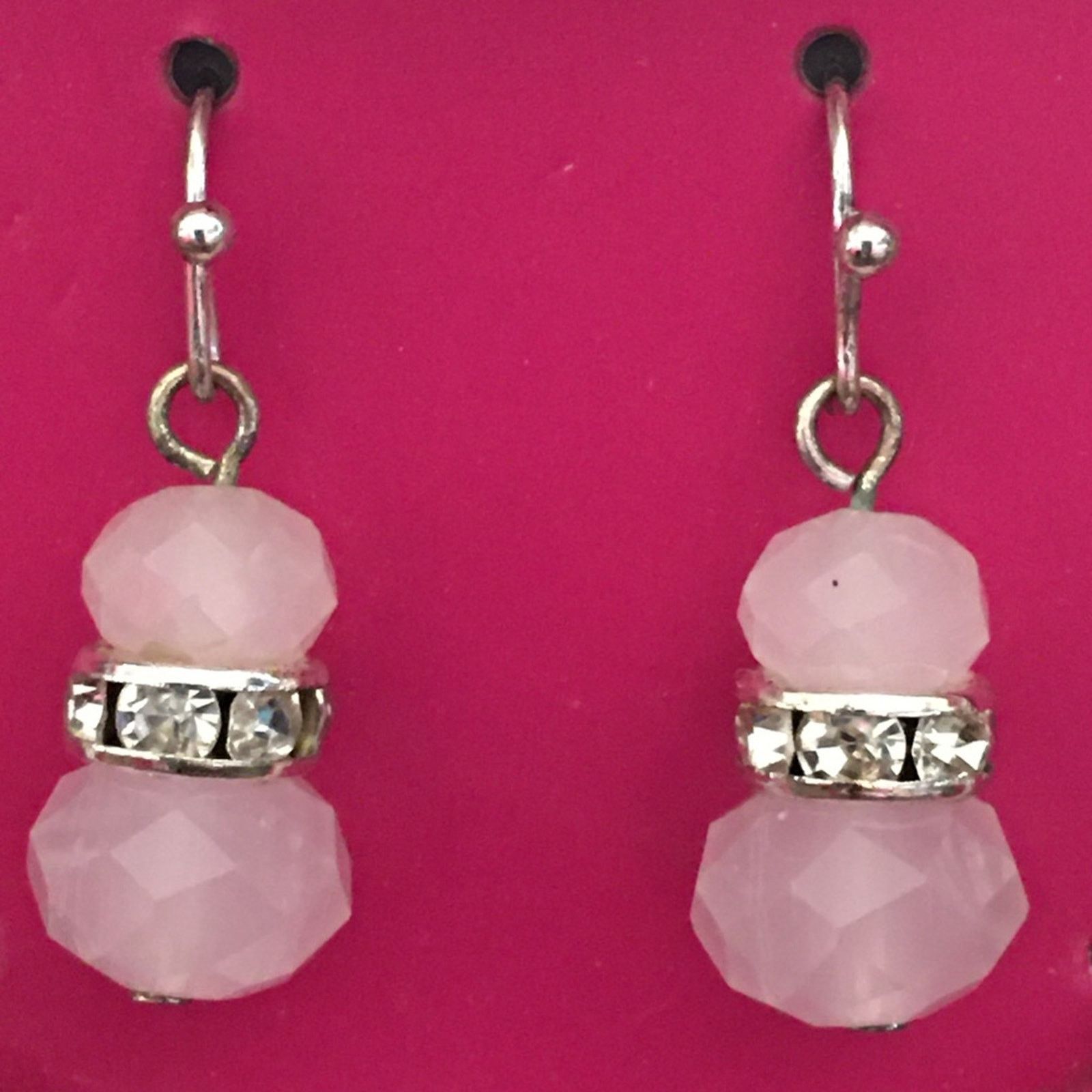Jewelry Charter Club faceted pink glass stone jewelry set Size ONE SIZE - 7 Thumbnail