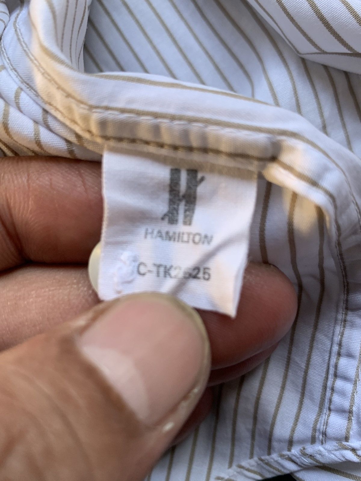Issey Miyake Issey miyake x hamilton striped shirt Size US L / EU 52-54 / 3 - 5 Thumbnail