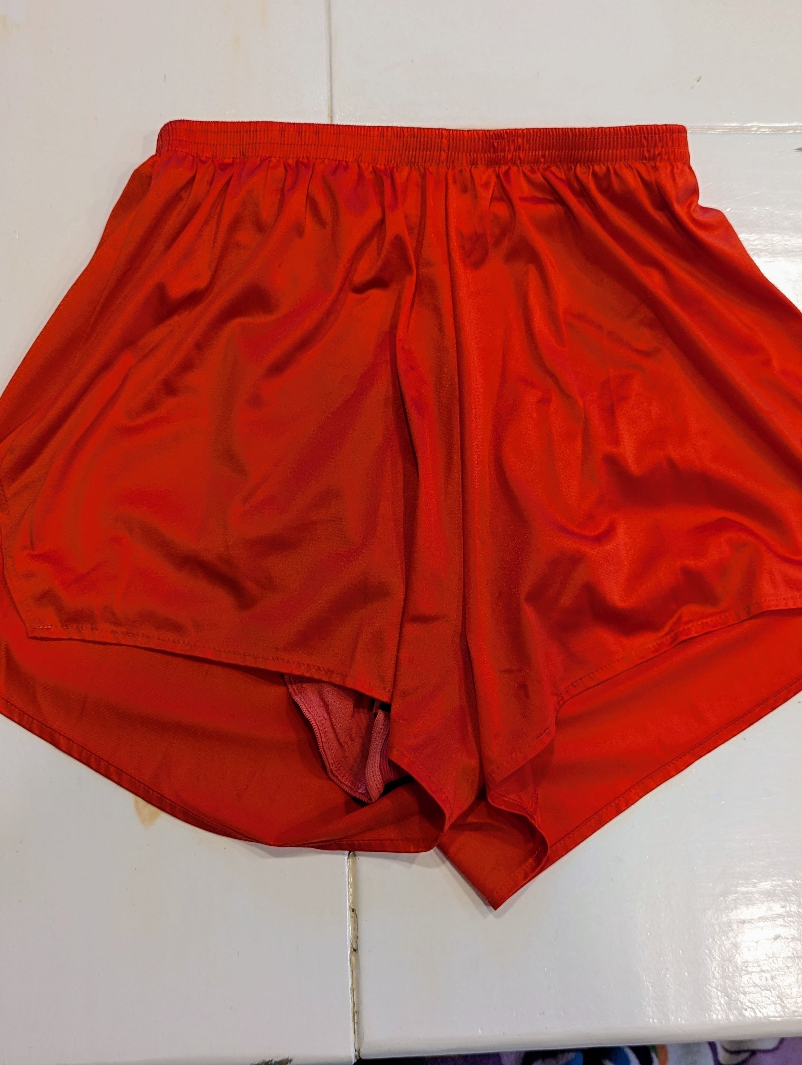 Nike Vintage 80s Nike Orange Sprinter Shorts Made in USA Size M Size 27" / US 4 / IT 40 - 3 Thumbnail