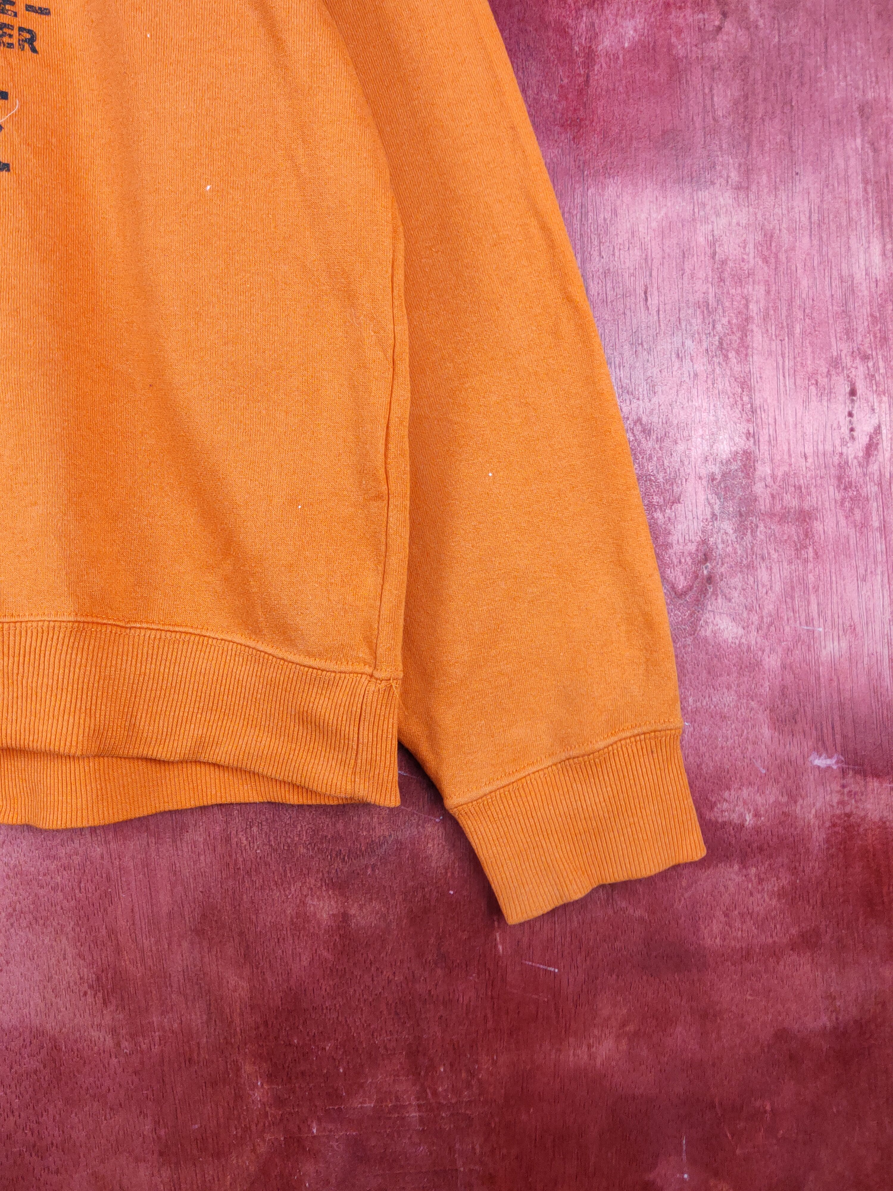 Japanese Brand Zeky Freesual Orange Sweatshirts #S2042 Size US L / EU 52-54 / 3 - 7 Thumbnail