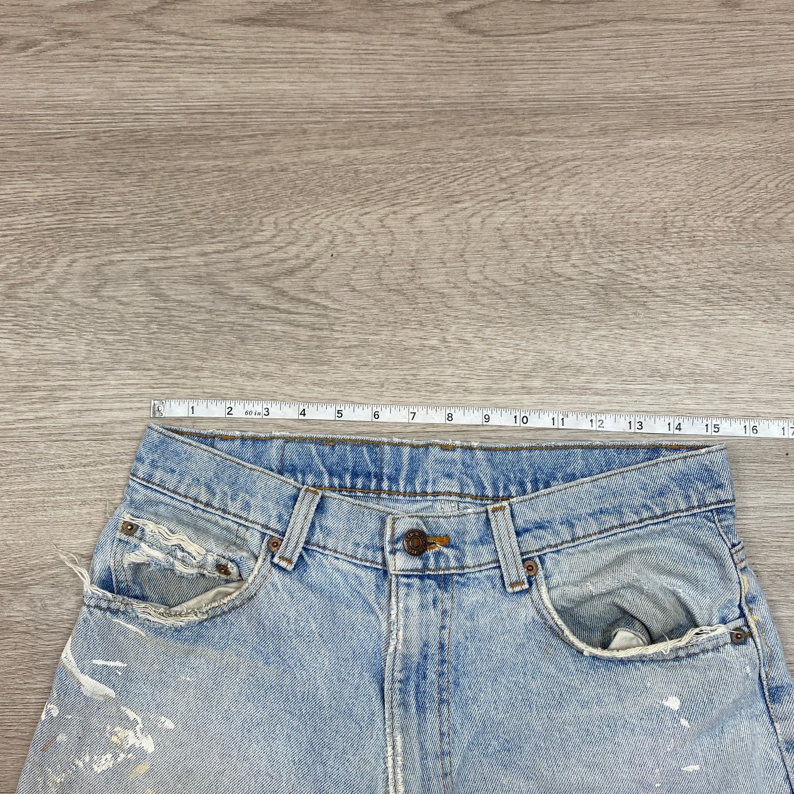 Levi's × Vintage VTG 90s Levi's 550 Made in USA Relaxed Fit Jeans Men's 30x29 Size US 30 / EU 46 - 5 Thumbnail