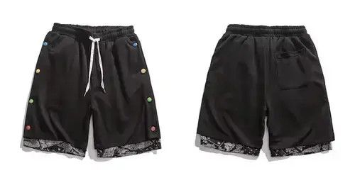 Japanese Brand 21SS Tokyo Union Black Bandana Paisley One Layer Shorts Size US 30 / EU 46 - 4 Thumbnail