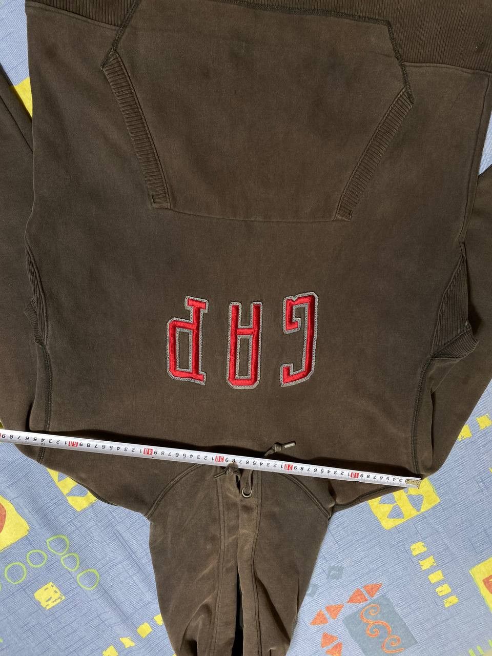 Gap × Japanese Brand Vintage GAP big logo Faded y2k hoodie Size US L / EU 52-54 / 3 - 9 Thumbnail
