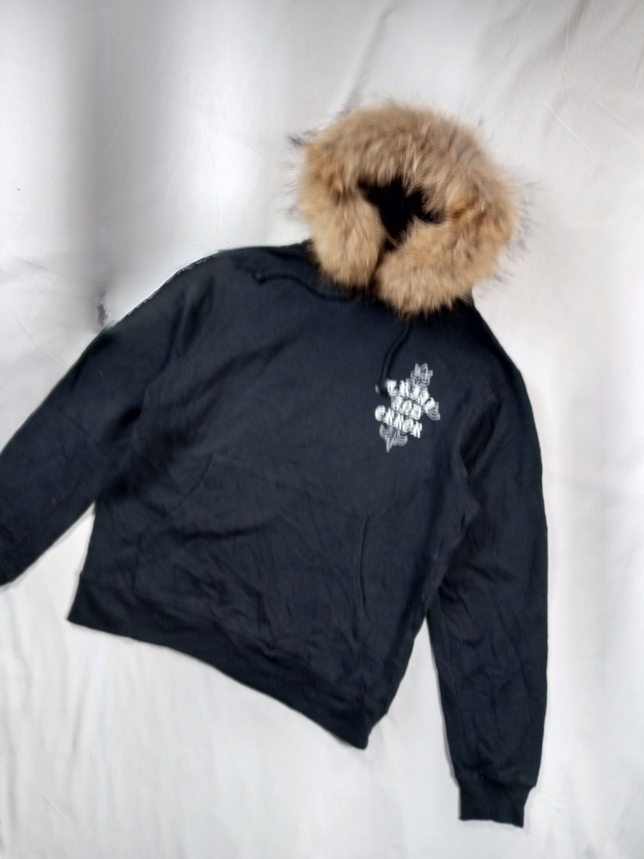Japanese Brand Gothic MOVEN PICK Fur Hoodie Ifsix lgb style Size US M / EU 48-50 / 2 - 2 Thumbnail