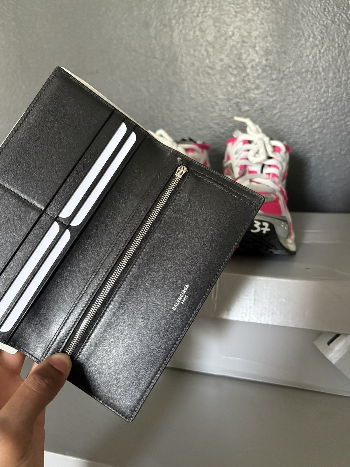 Balenciaga Balenciaga passport wallet 1 ticket Size ONE SIZE - 4 Thumbnail