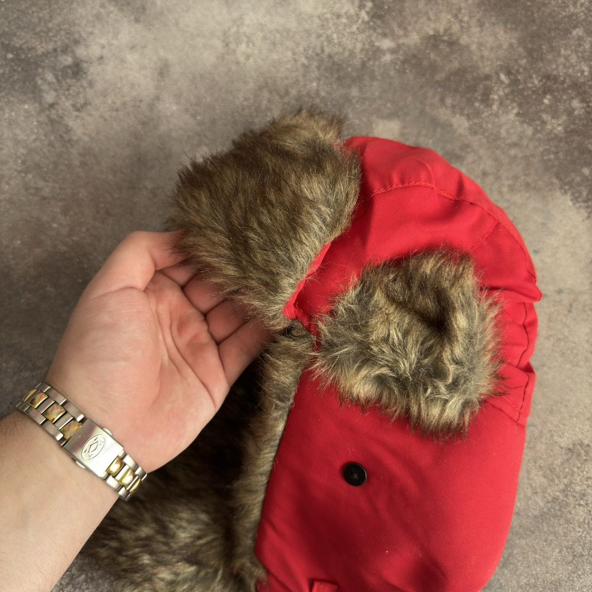 20471120 × If Six Was Nine Vintage 2000's Faux Fur Y2K Ushanka Hat Size ONE SIZE - 4 Thumbnail