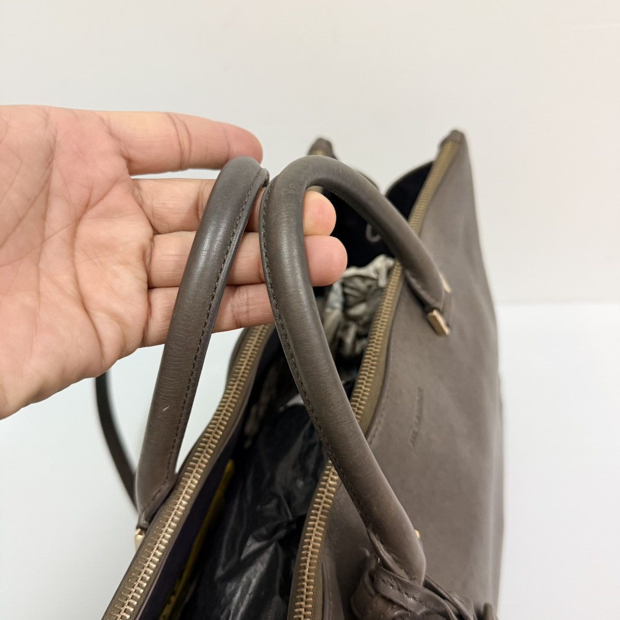 Jil Sander Jil Sander Leather Two Way Handbag Size ONE SIZE - 7 Thumbnail